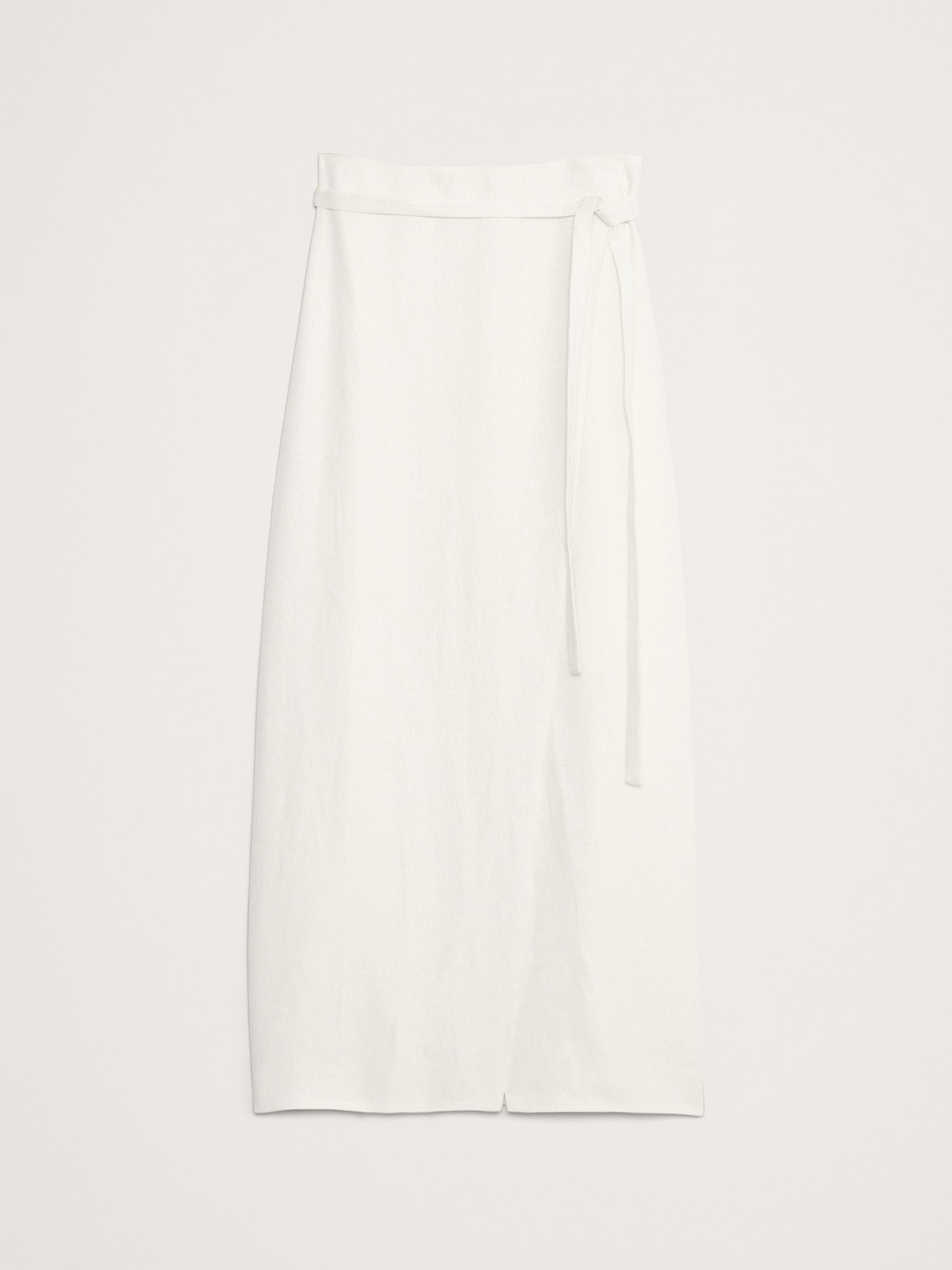 Linen Wrap Maxi Skirt