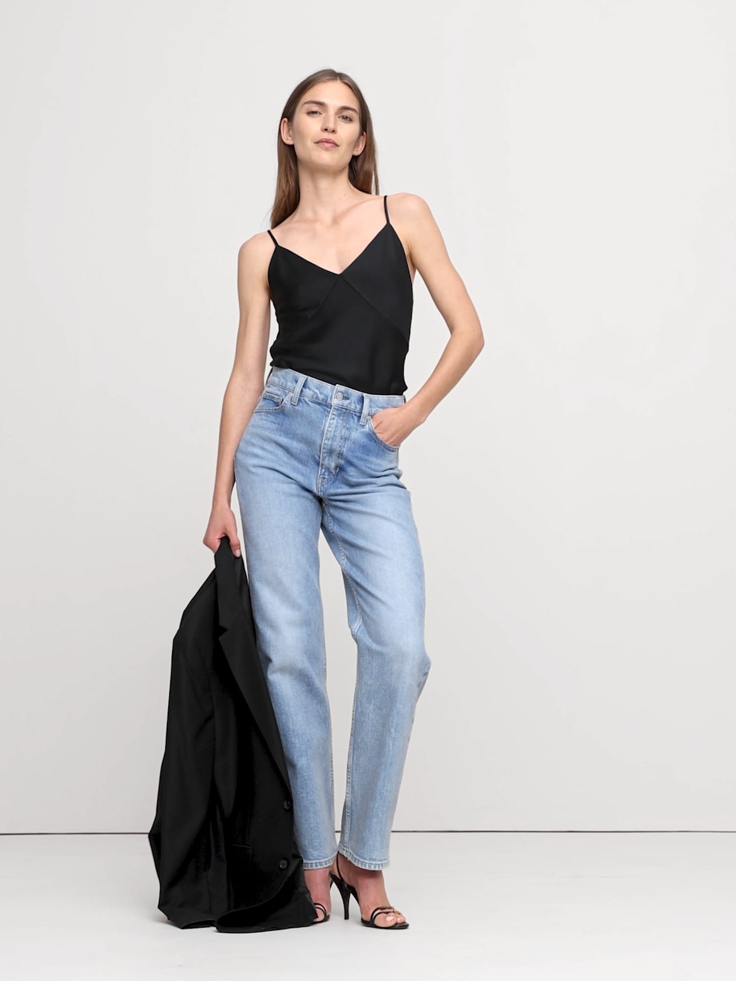 Image number 2 showing, Strappy Viscose-Wool Tank