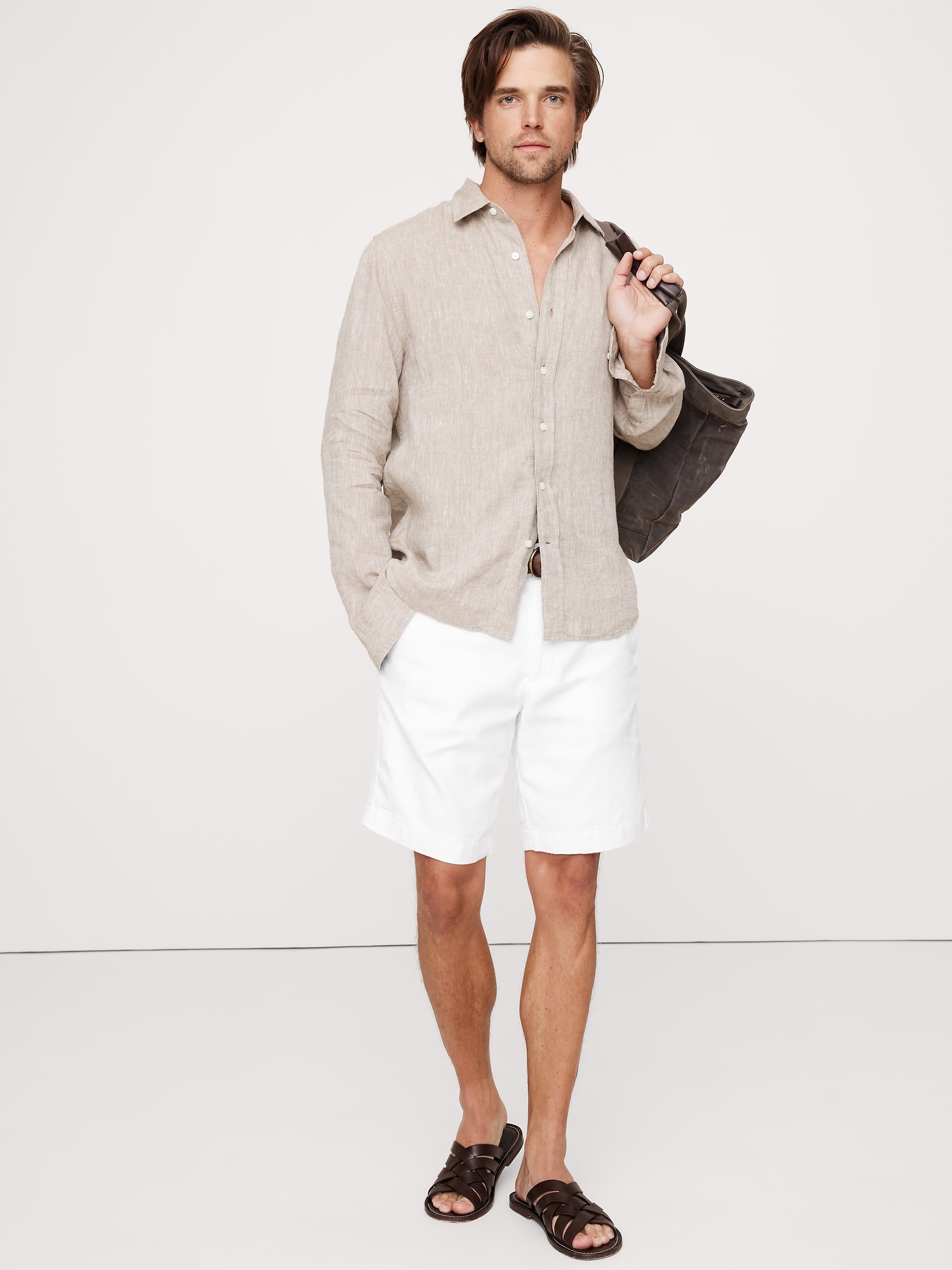 Lino 9" Linen Short