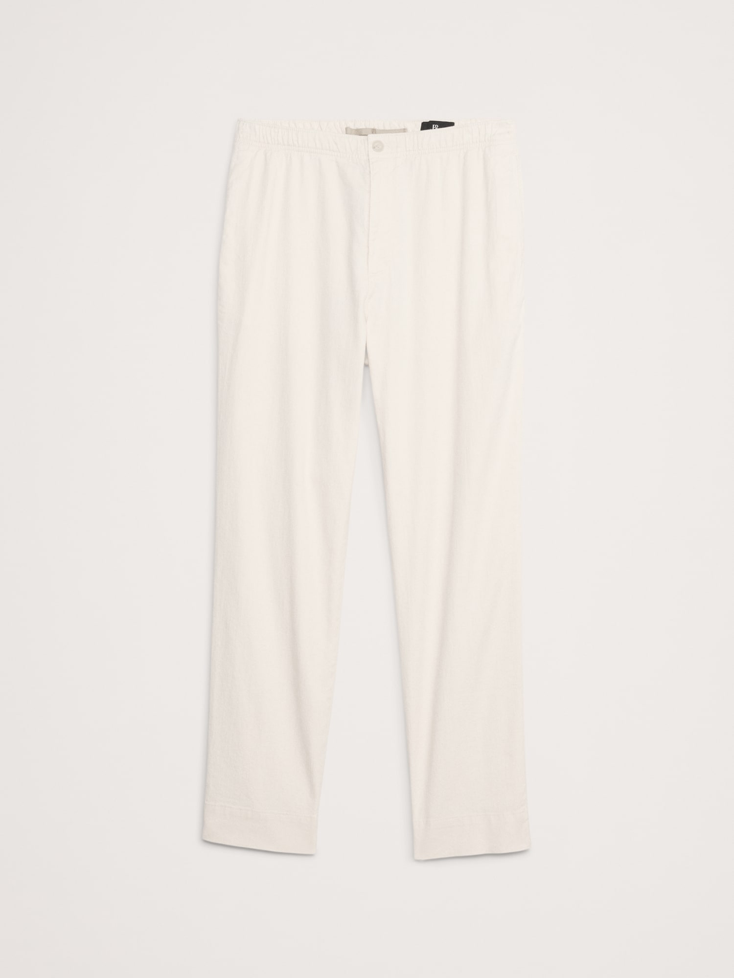 Italian Linen-Cotton Pull-On Pant