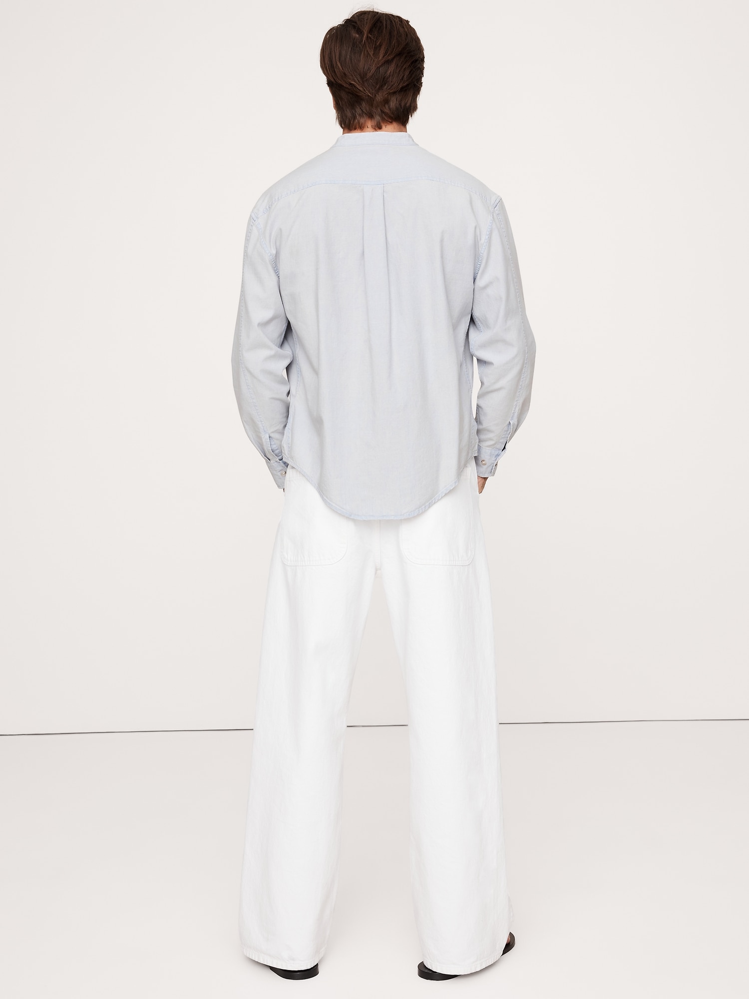 Image number 2 showing, Relaxed-Fit Chambray Shirt