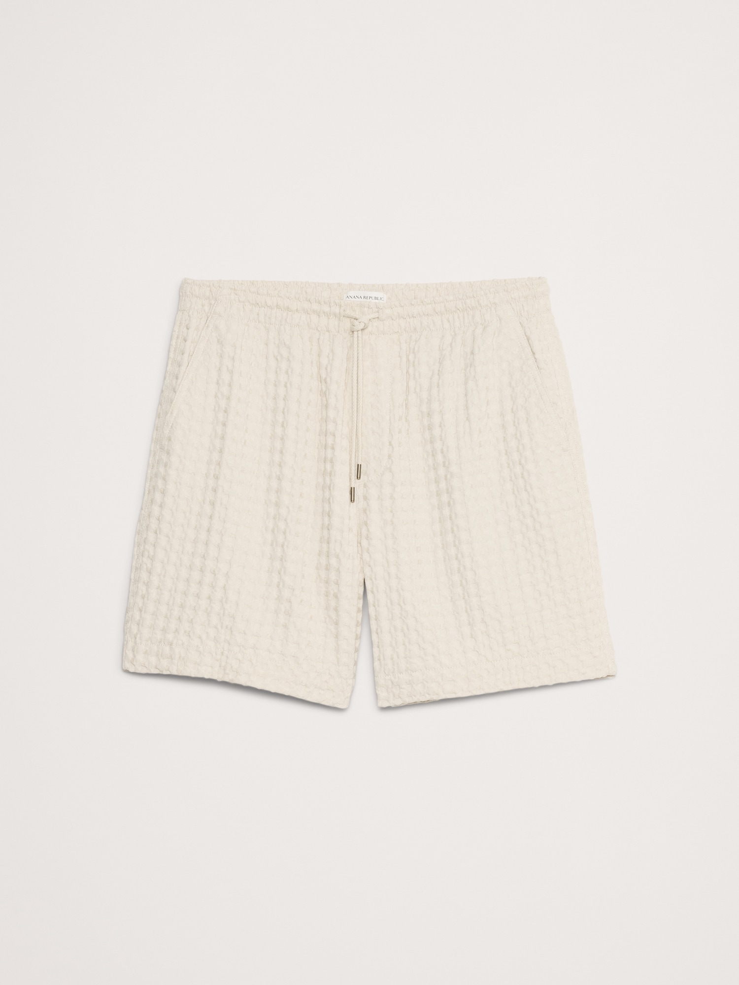 7" Waffle Cotton Pull-On Short