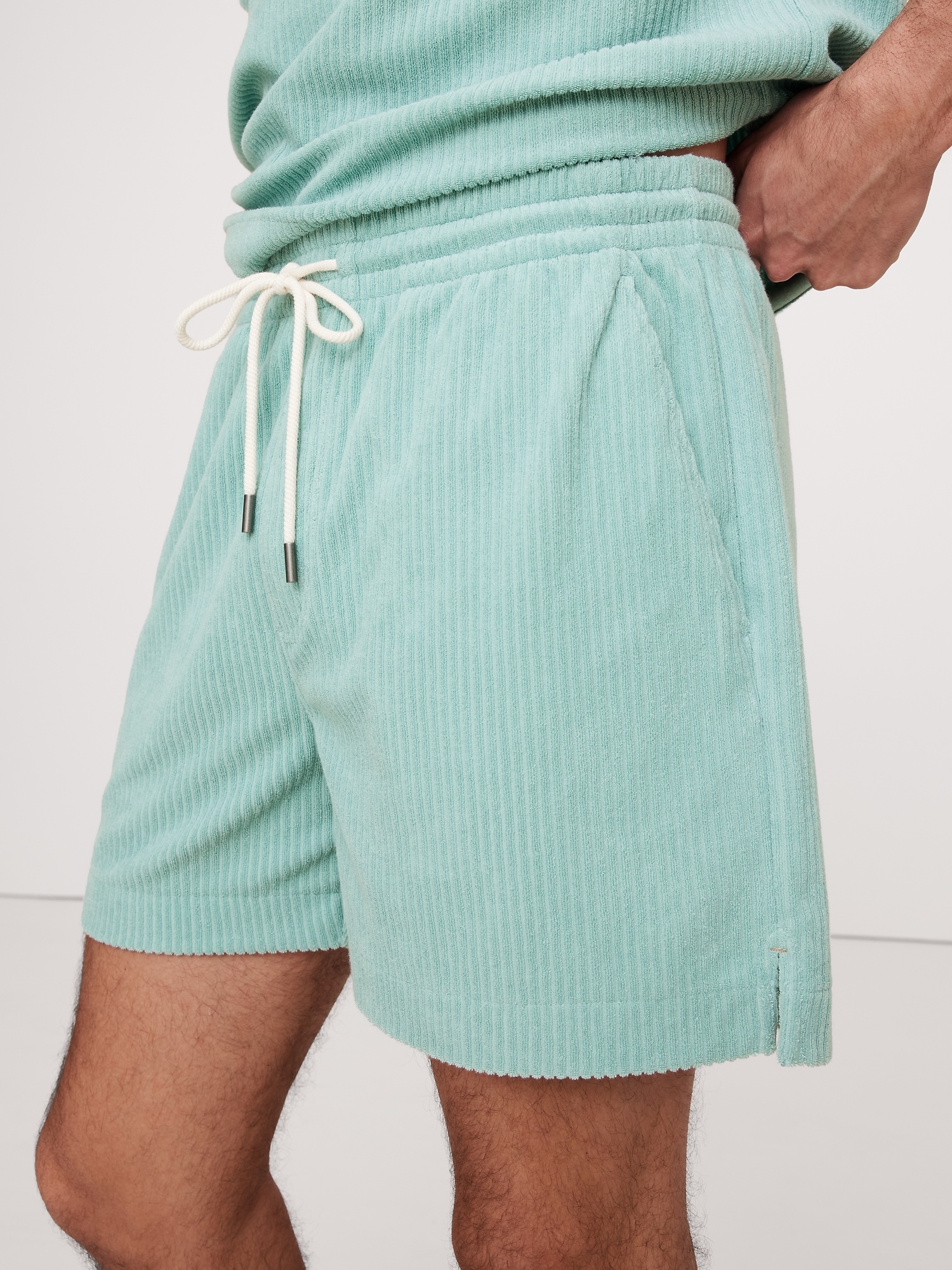5" Ribbed Terry Short