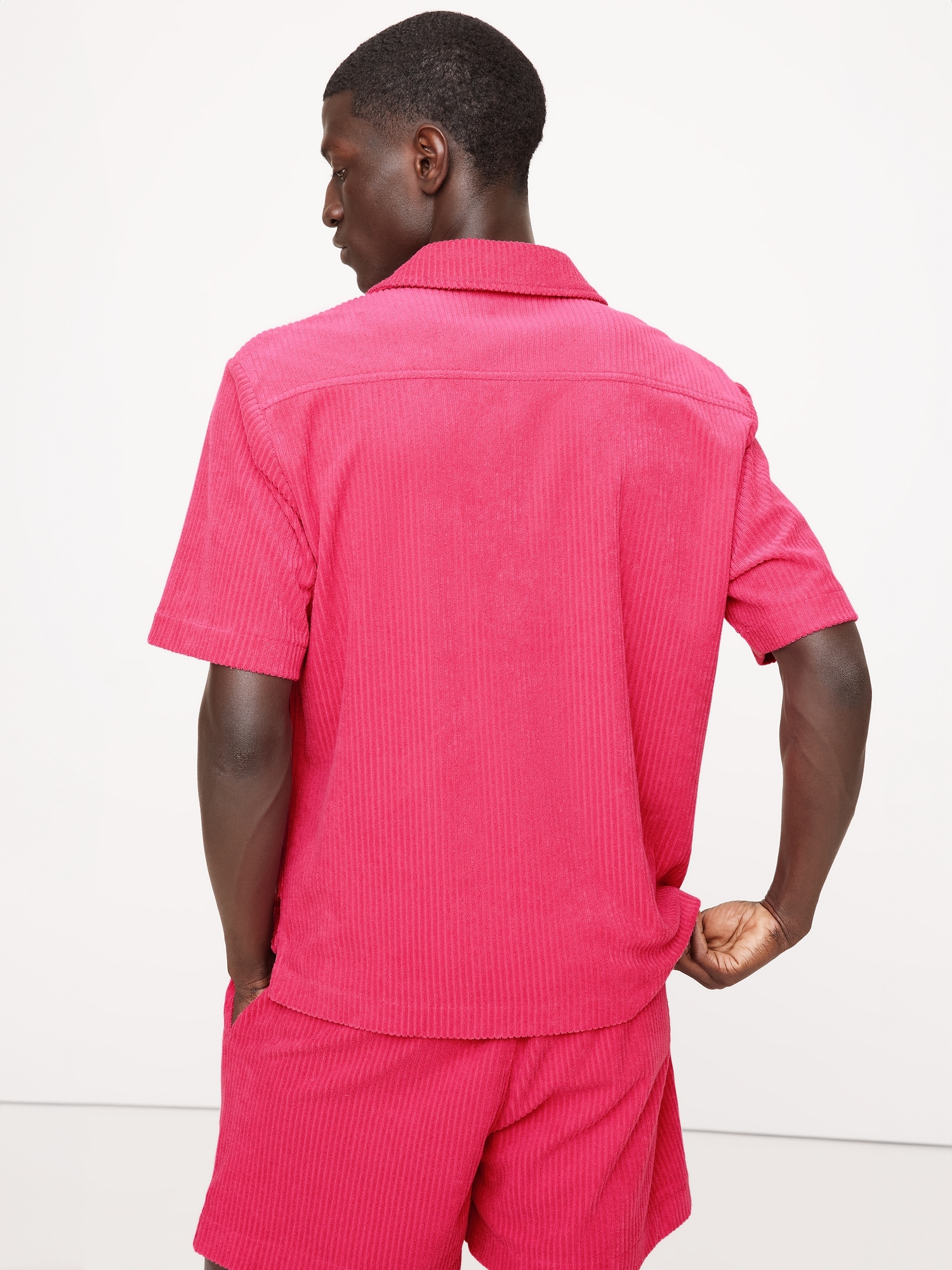 Ribbed Terry Polo