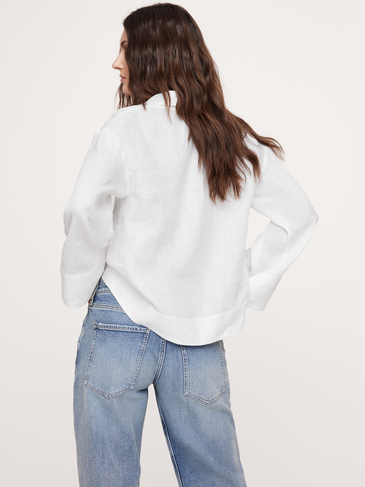Image number 3 showing, Linen Popover Top