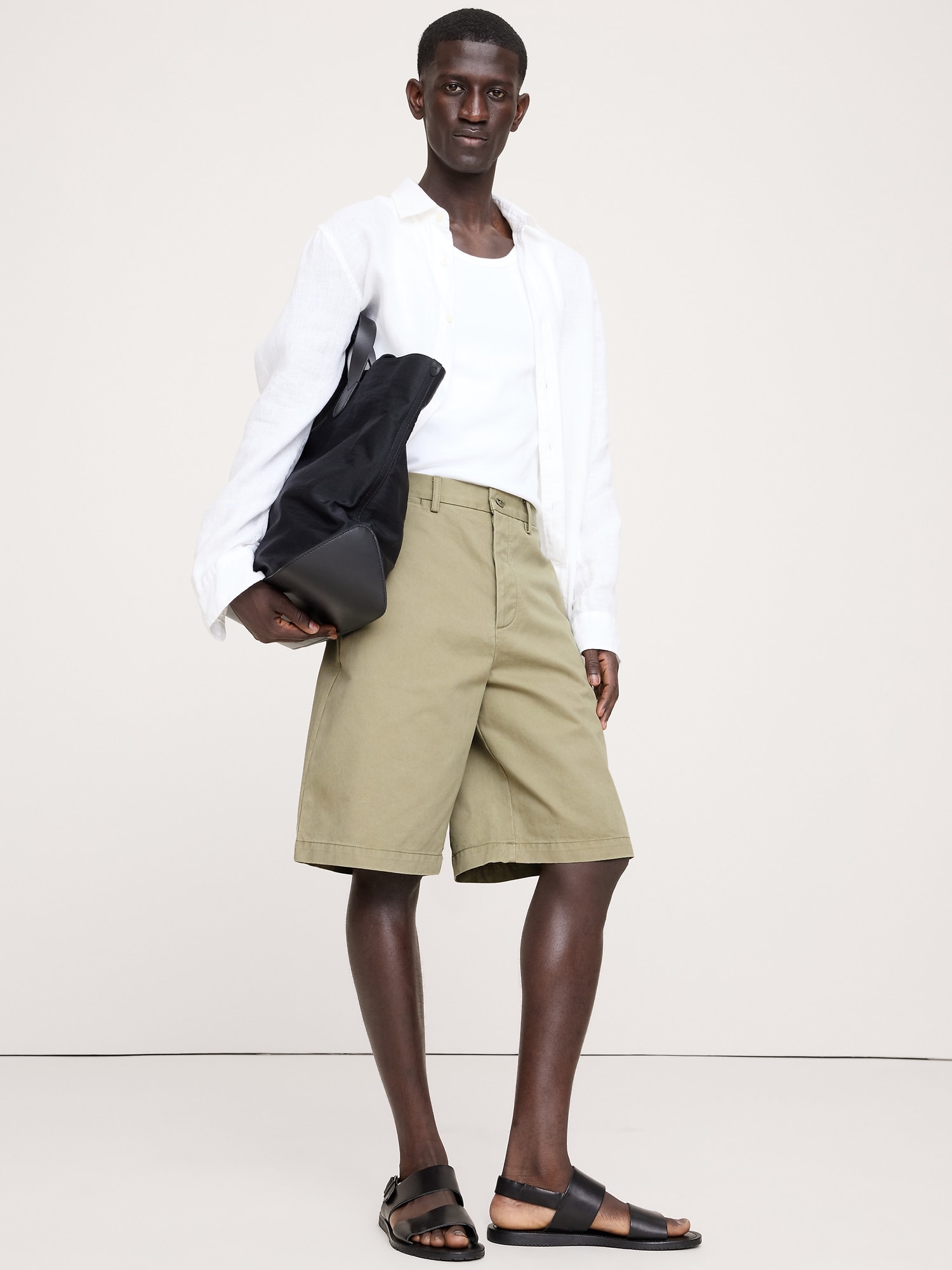 11" Relaxed Bermuda Short - Green