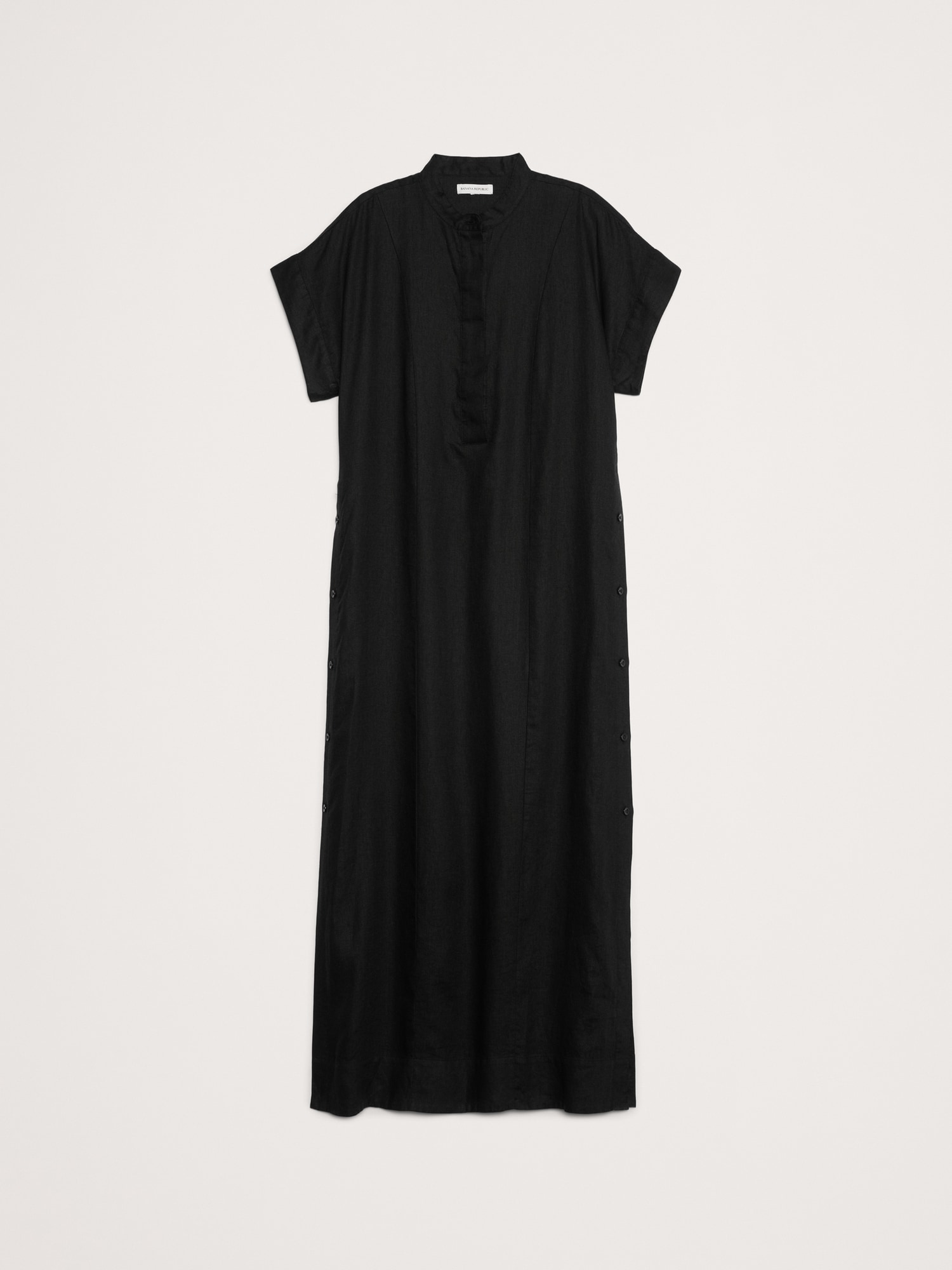 Linen Kaftan Maxi Dress