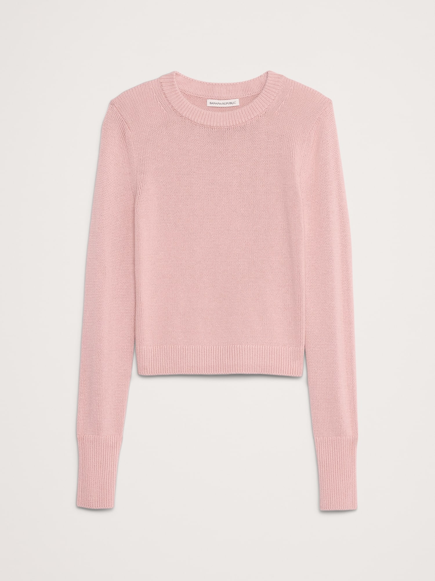 Image number 5 showing, Cotton-Silk Crew-Neck Sweater