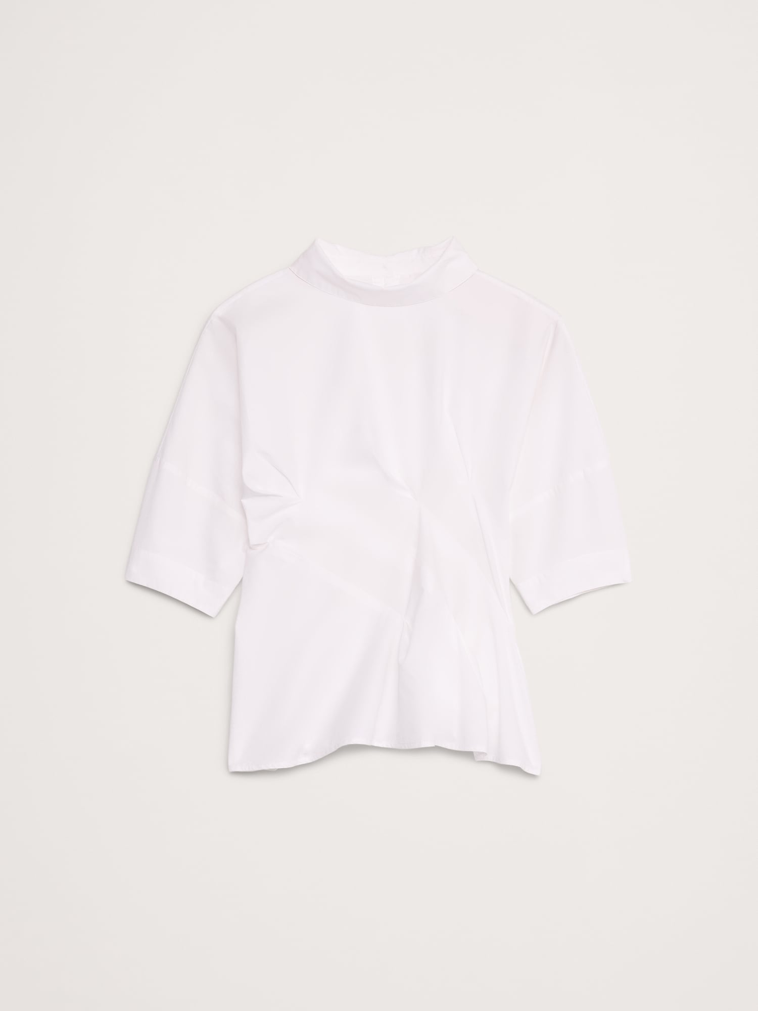 Image number 7 showing, COTTON POPLIN TWISTED TOP