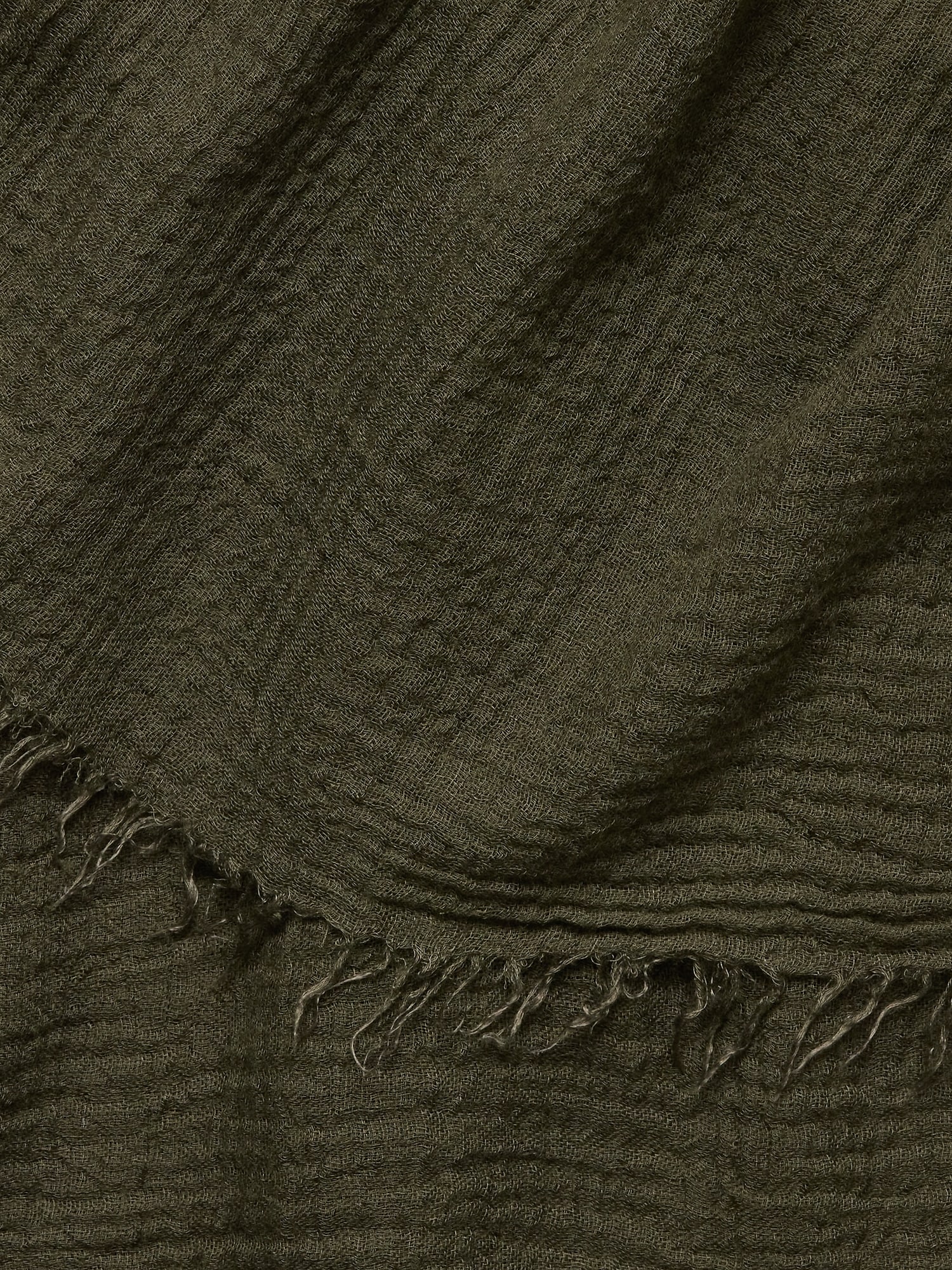 Image number 2 showing, Lightweight Scarf with Merino Wool