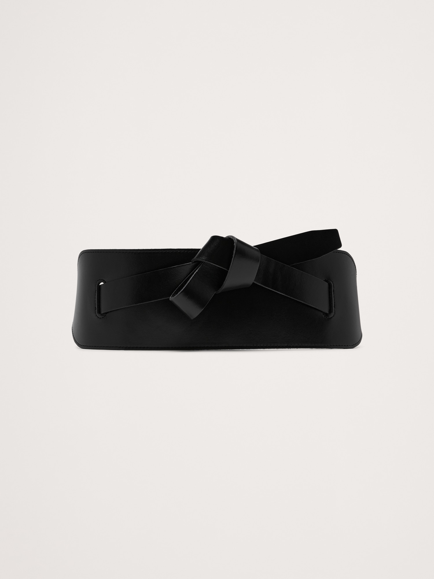 CEINTURE CORSET EN CUIR NOUÉ