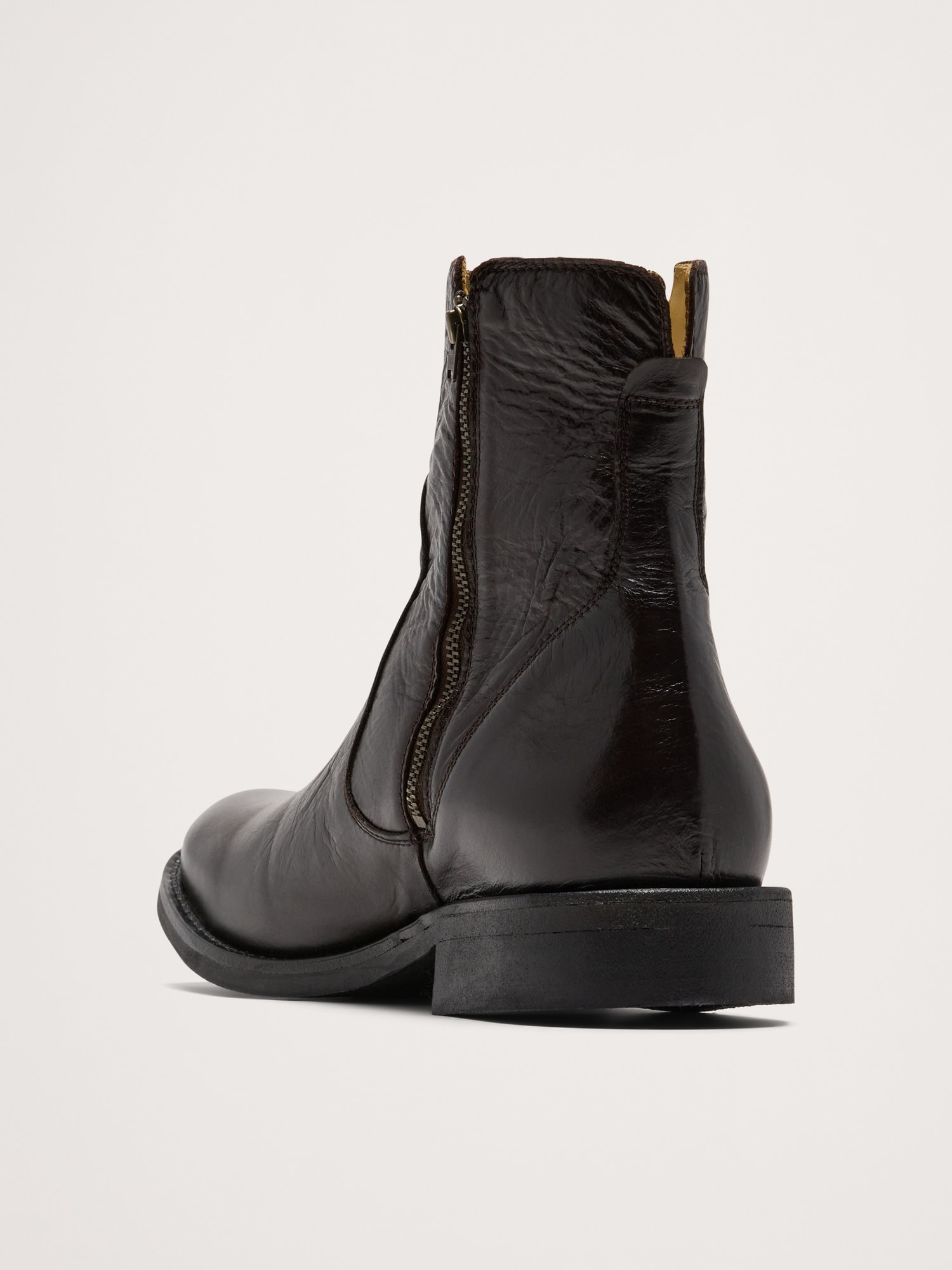 Image number 3 showing, Leather Double-Zip Boot