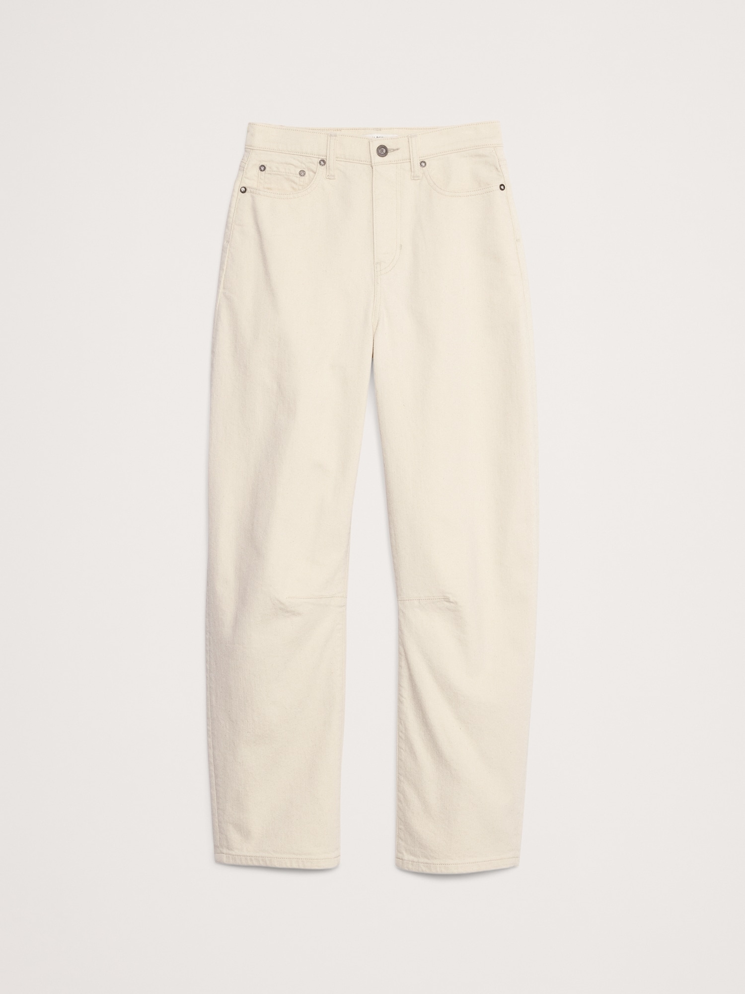 High-Rise Relaxed Barrel Ankle Jean