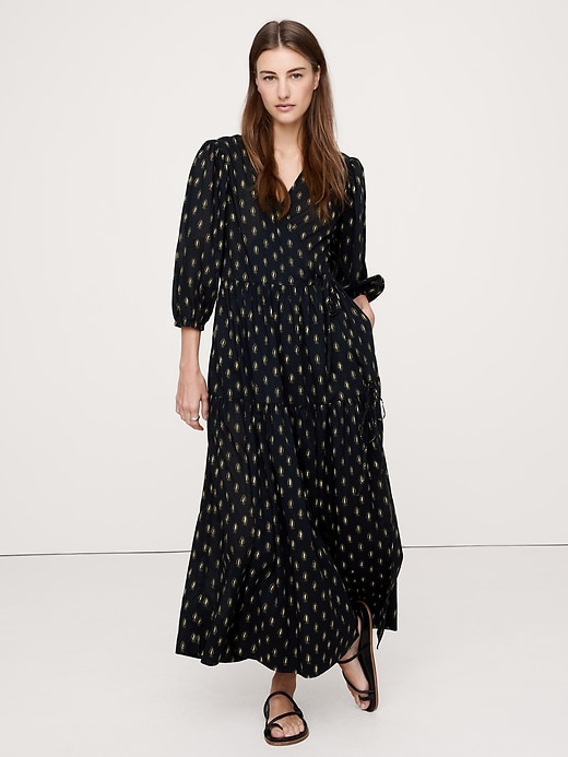 banana republic polka dot maxi dress Women's Smocked Strappy Maxi Dress Hot Spring Green Regular Size 8