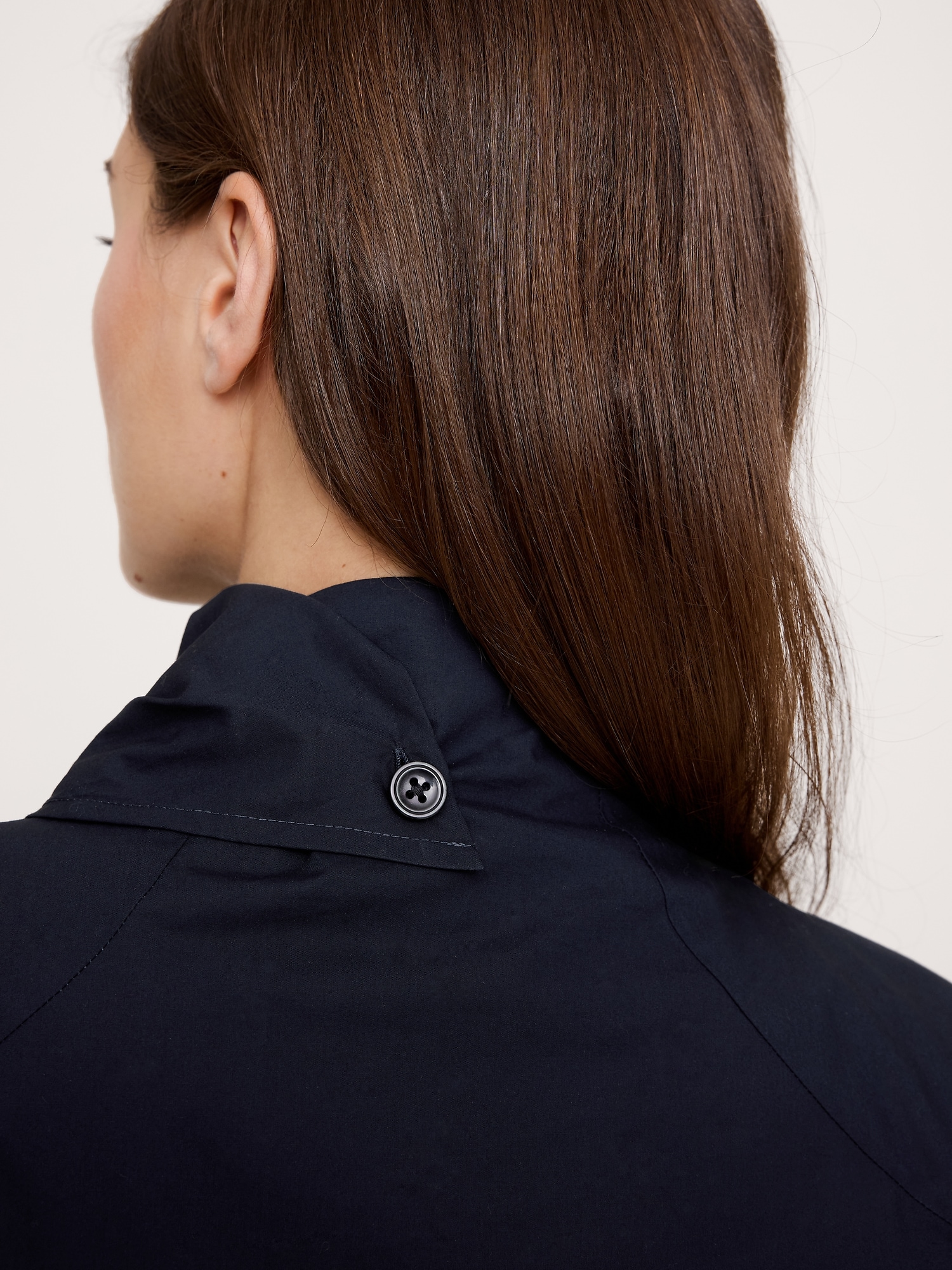 Image number 5 showing, COTTON POPLIN COWL NECK TUNIC