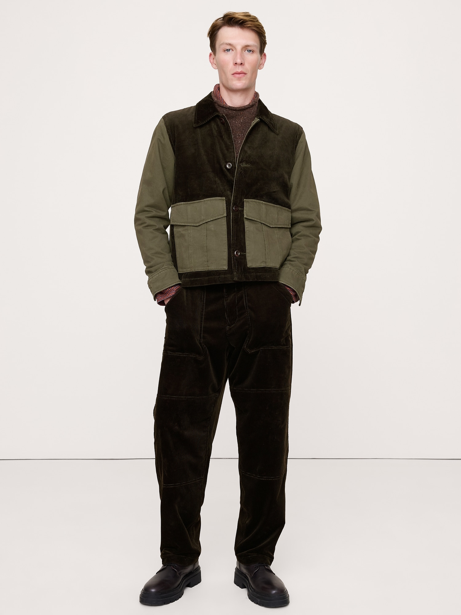 Image number 4 showing, Corduroy & Canvas Jacket