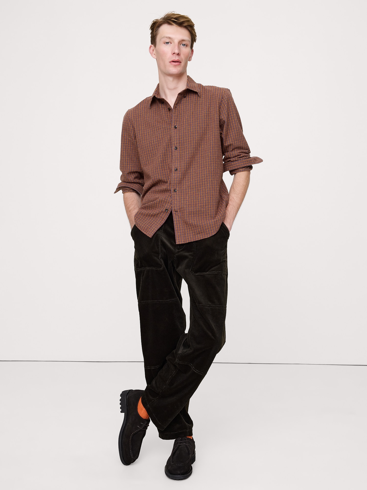 Standard-Fit Flannel Shirt