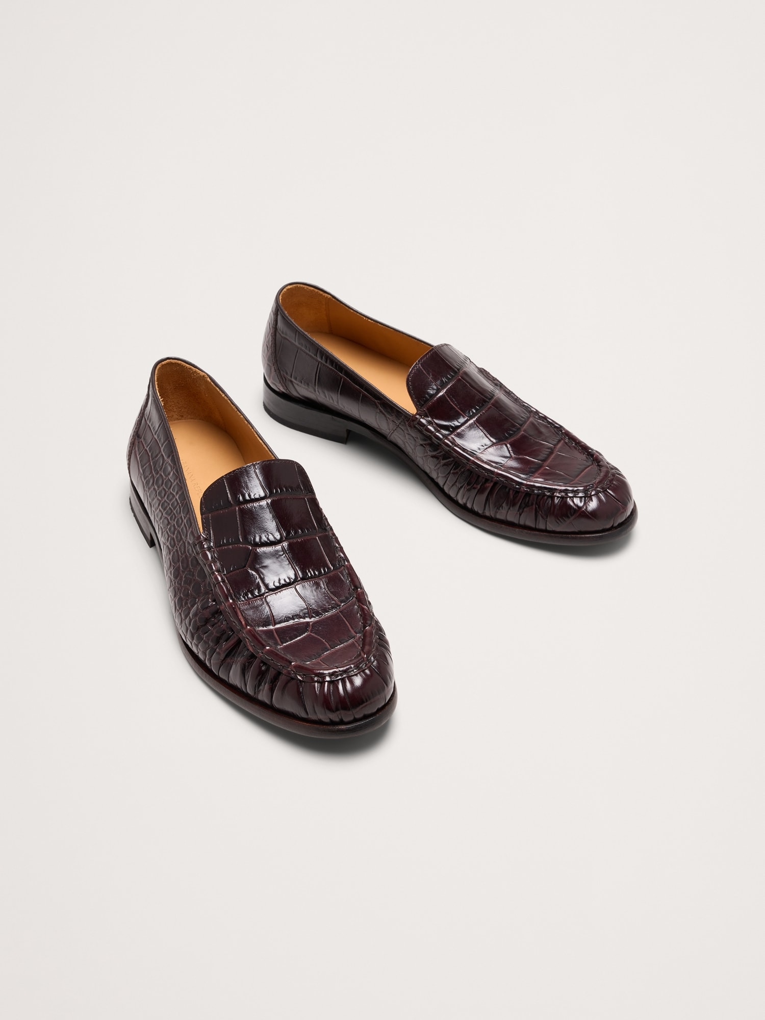 Image number 7 showing, Leather Moc-Toe loafer