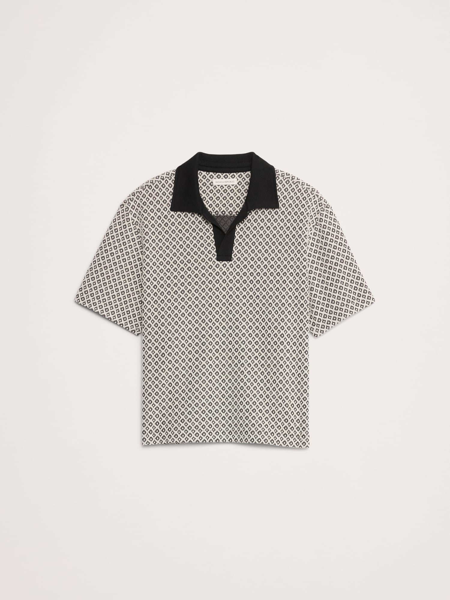 Image number 4 showing, GEO JACQUARD POLO