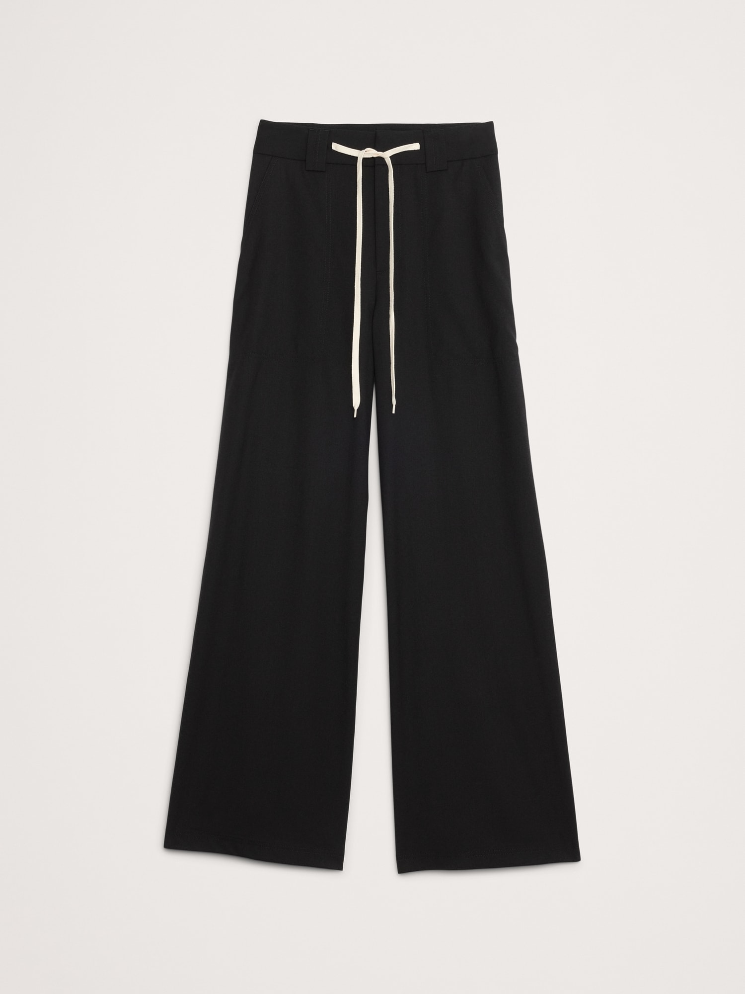 Image number 5 showing, High-Rise Wide-Leg Italian Wool Pant