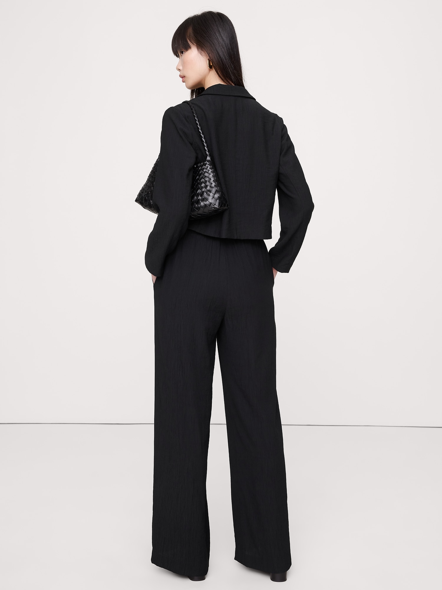 Image number 6 showing, Pull-On Wide-Leg Crinkle Pant