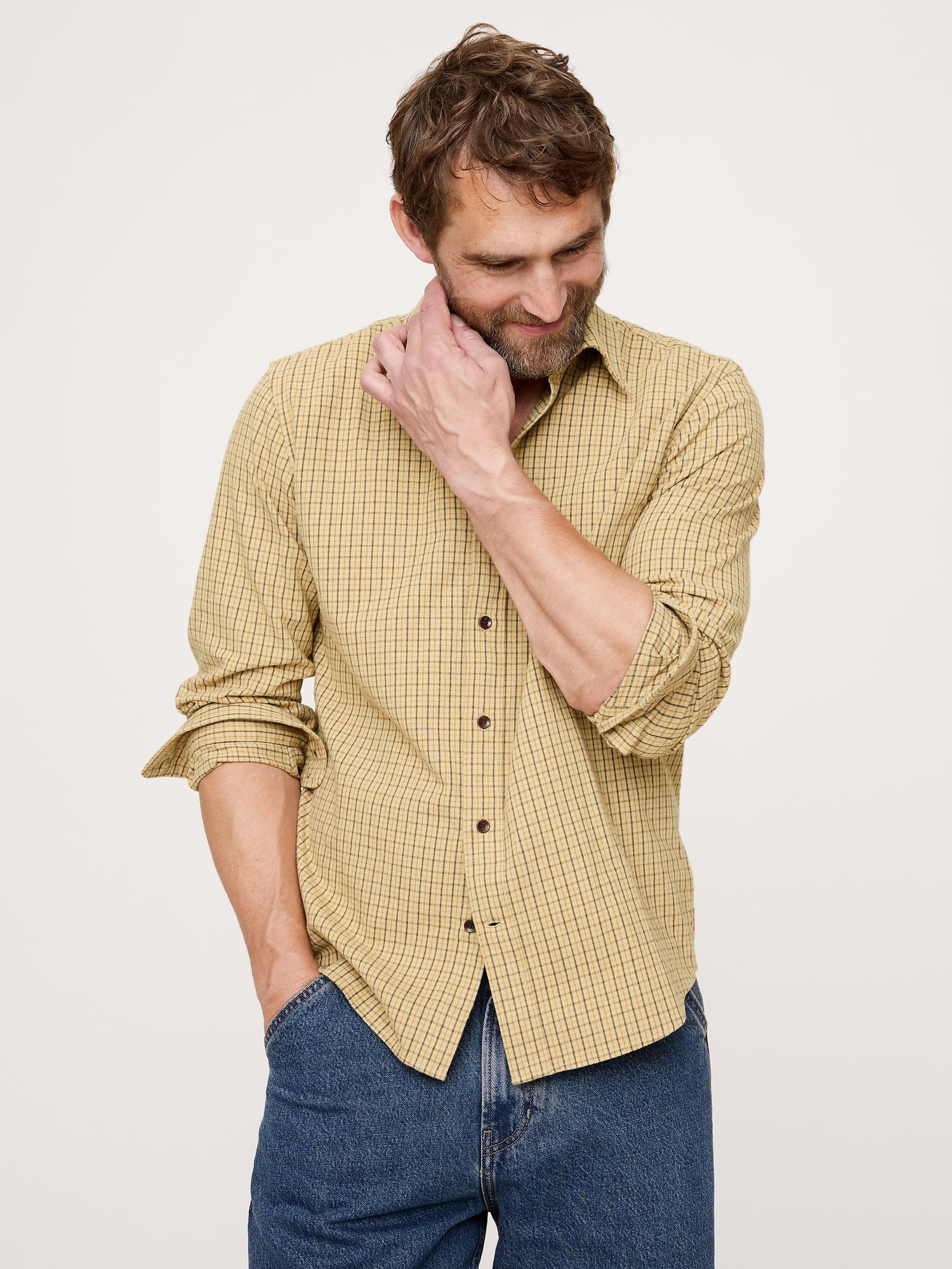Standard-Fit Flannel Shirt