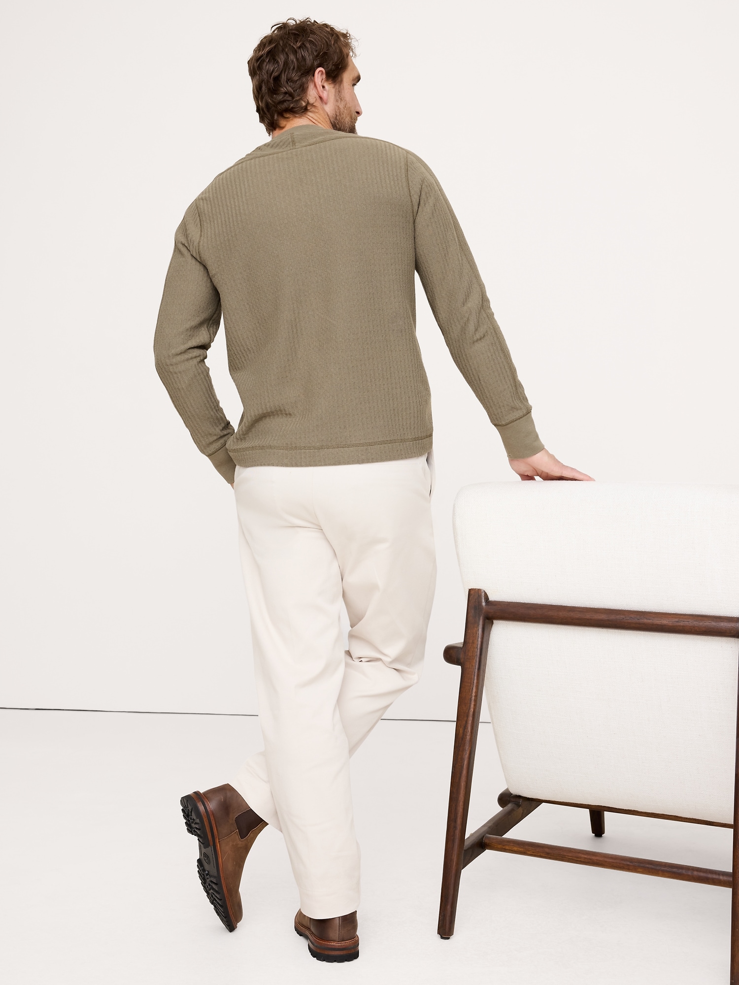 Image number 2 showing, Slub Double-Knit Zig-Zag T-Shirt