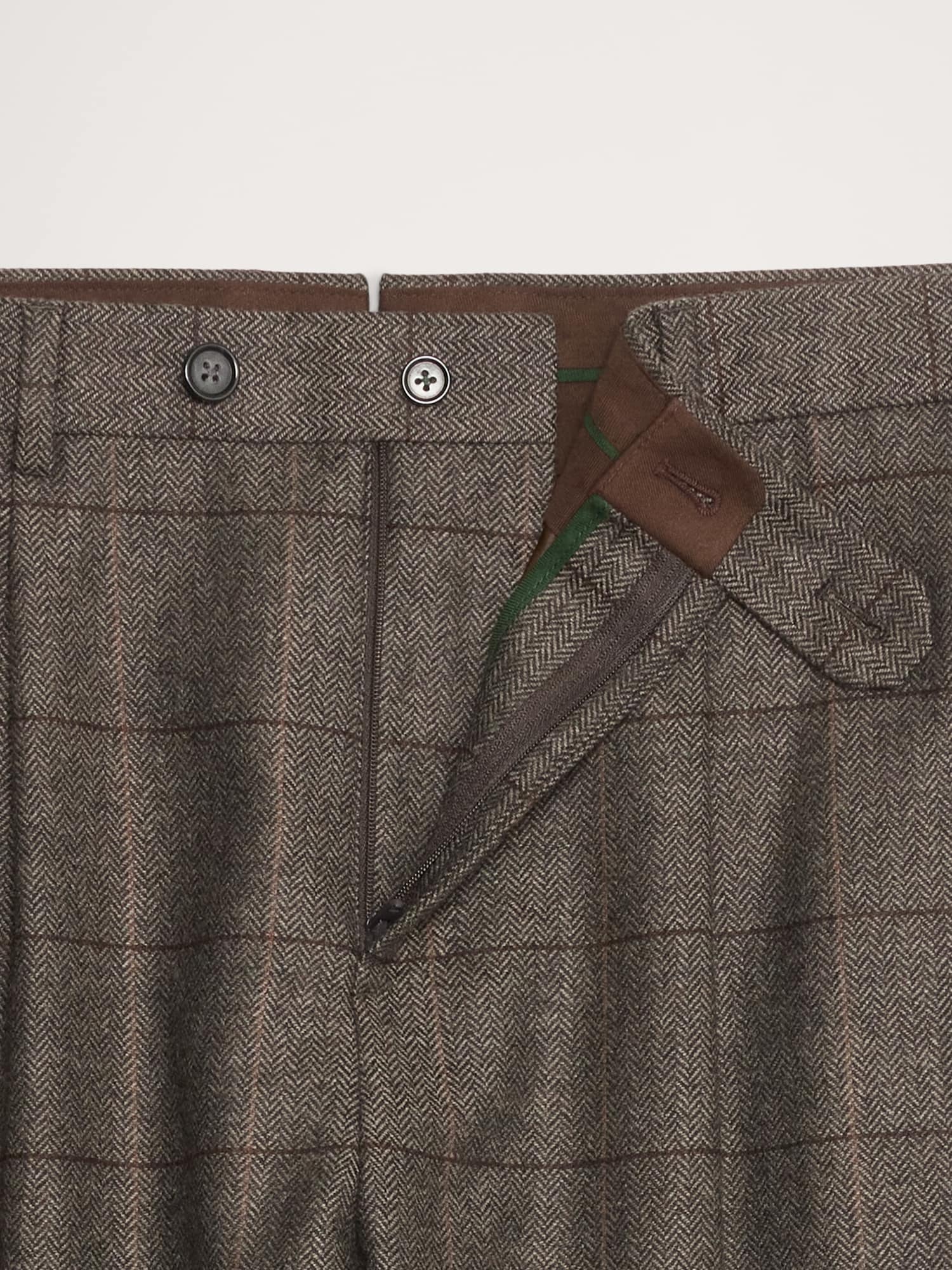 Image number 7 showing, Italian Windowpane Suit Pant