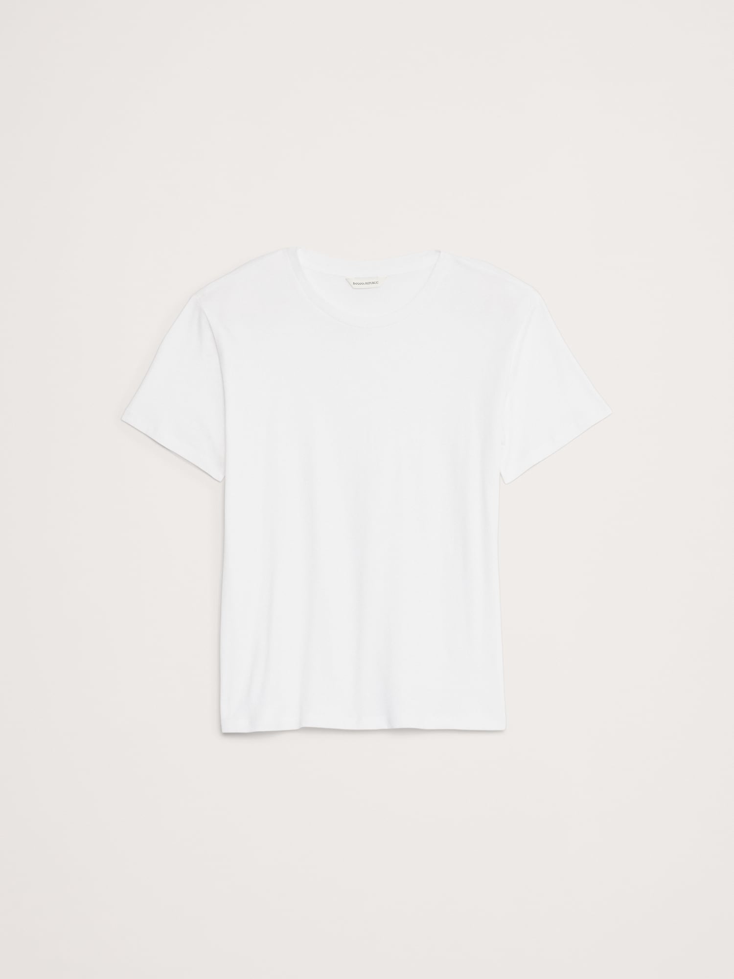 Oversized Cotton-Silk Crew-Neck T-Shirt