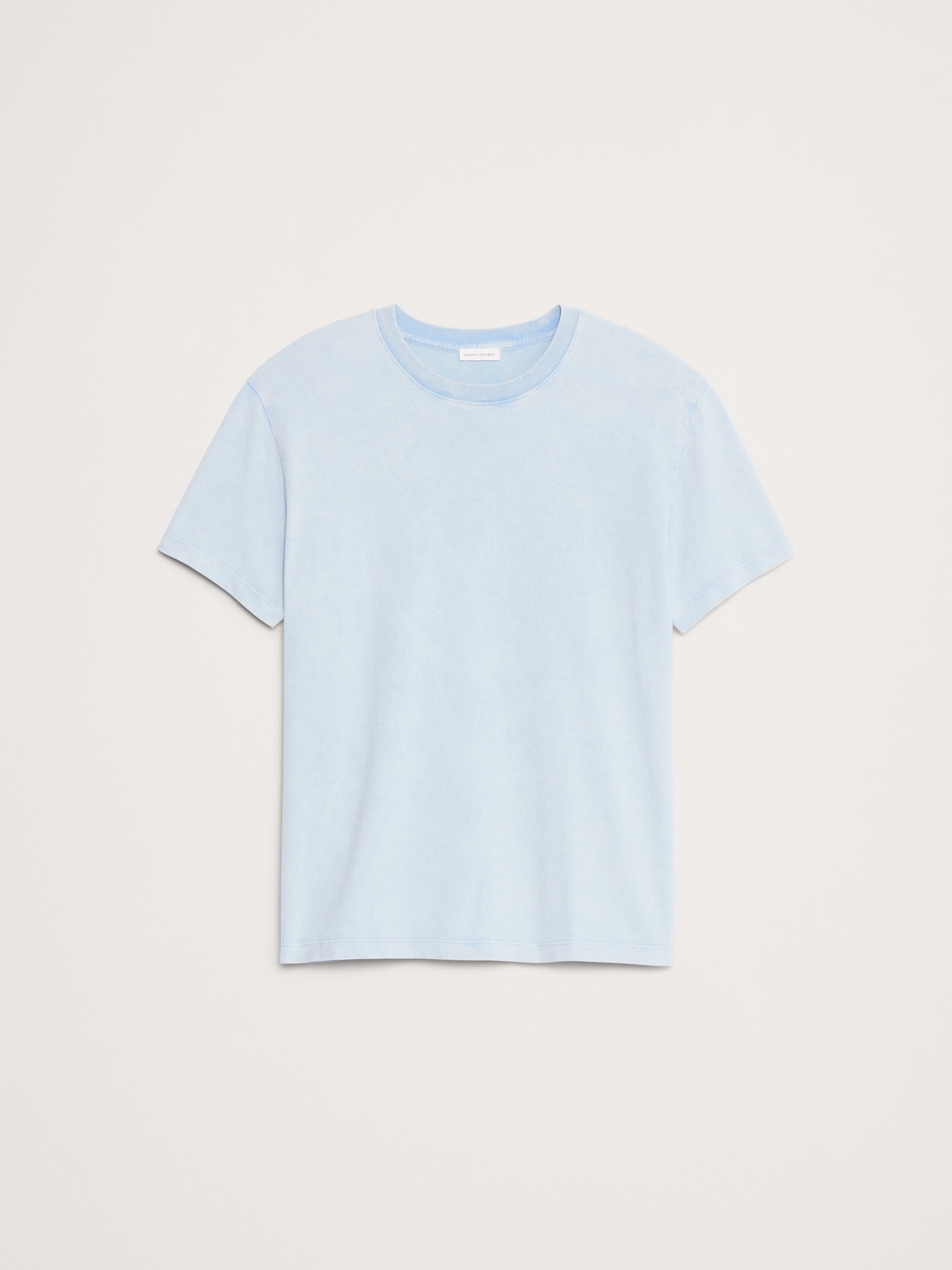 Sun-Faded Cotton Crew-Neck T-Shirt