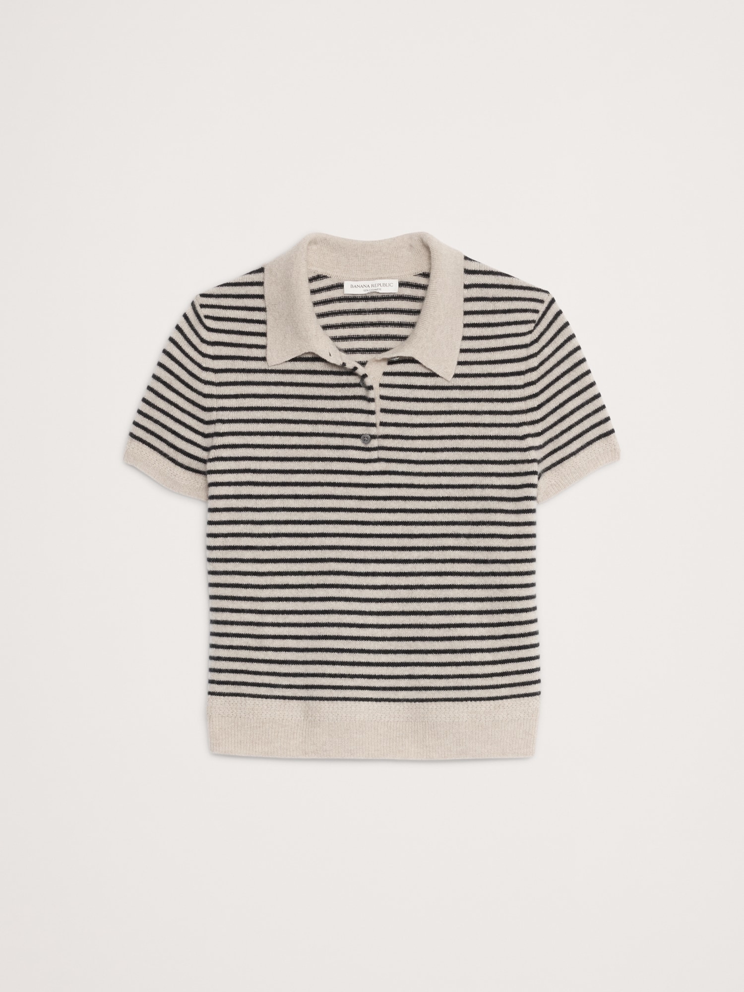 Image number 5 showing, Lightweight Cashmere Short-Sleeve Sweater Polo