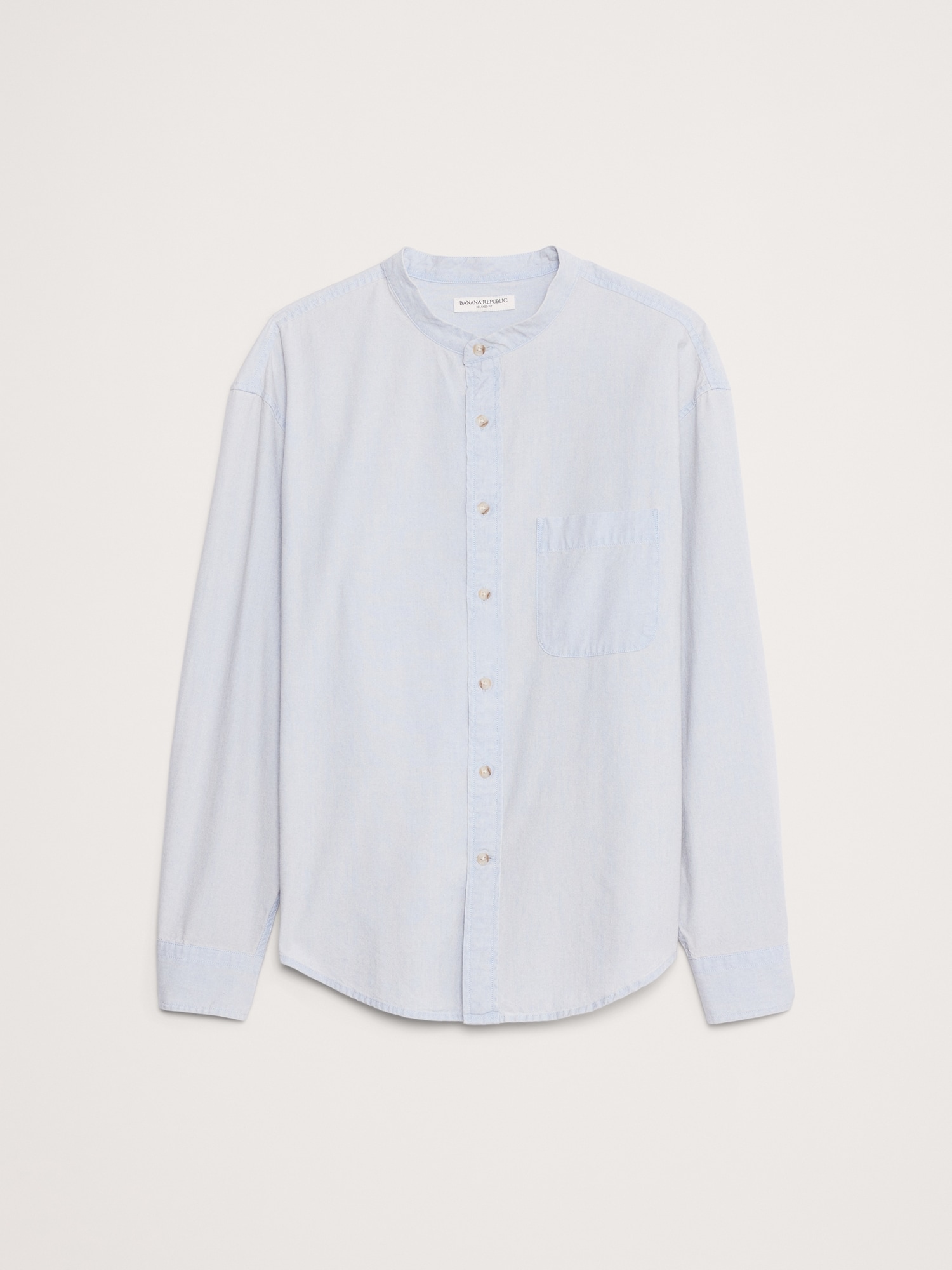 Image number 4 showing, Relaxed-Fit Chambray Shirt