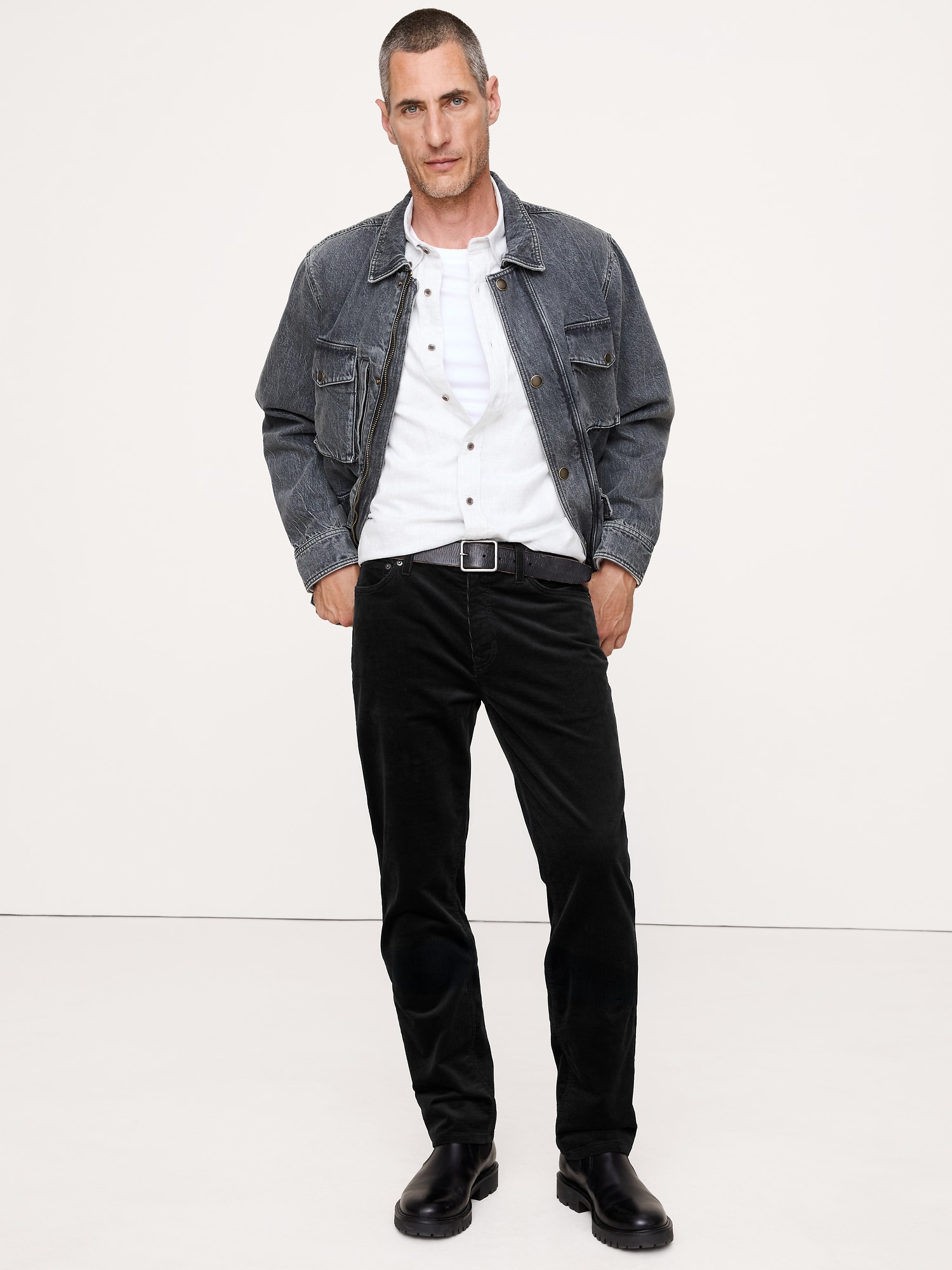 Image number 1 showing, Straight Corduroy Traveler Pant