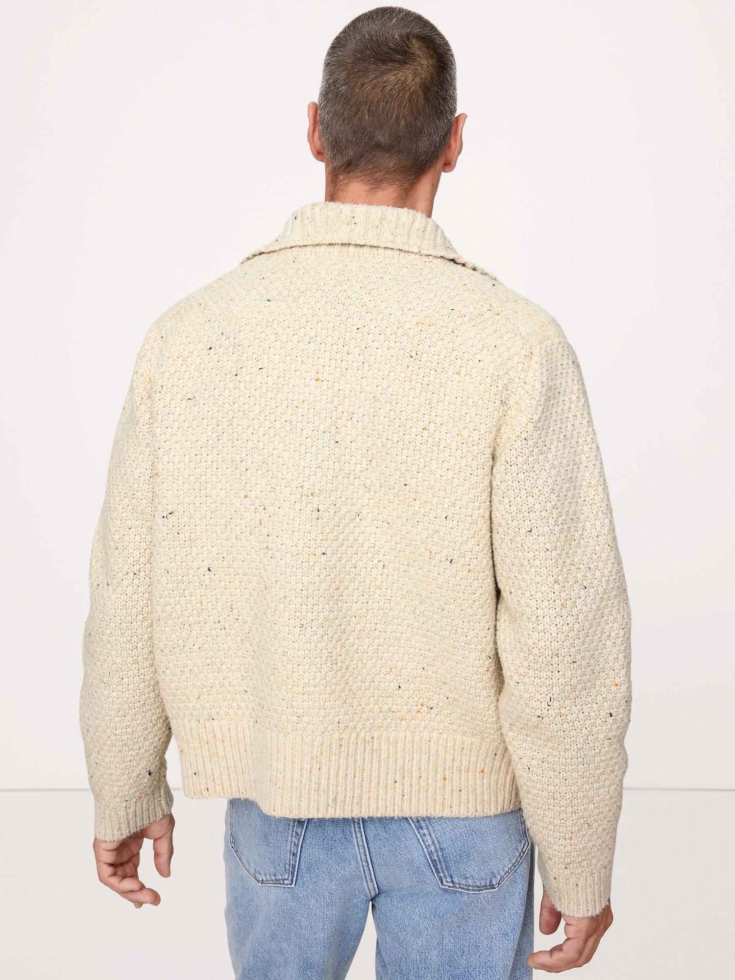 Image number 2 showing, Patchwork Donegal Cardigan