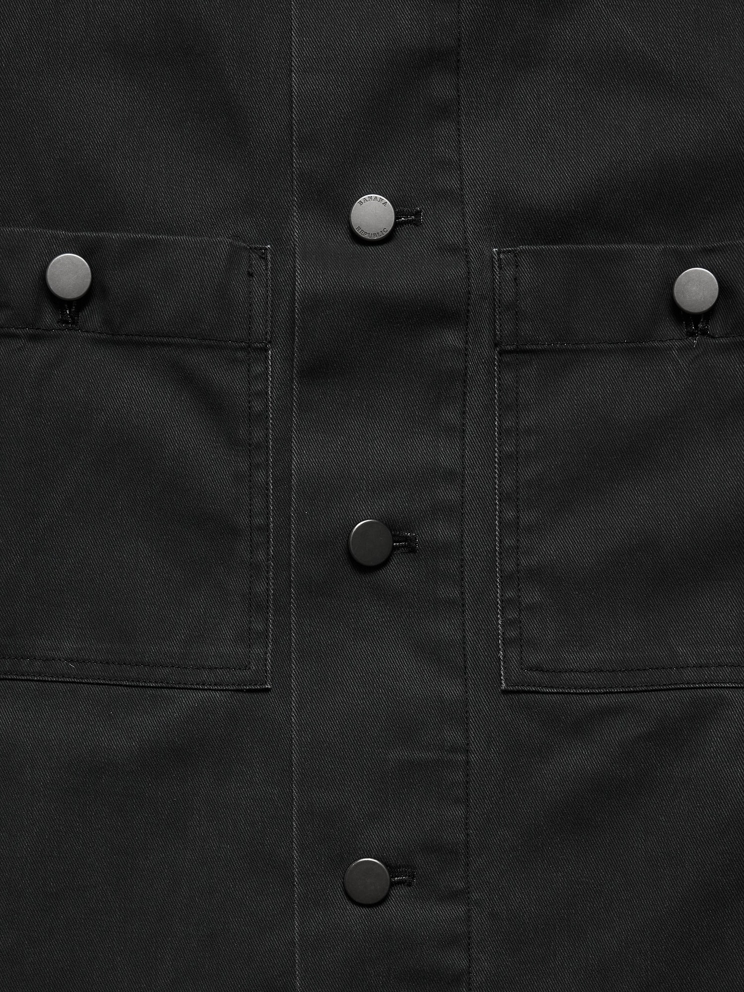 Image number 6 showing, Coated Cotton Twill Overshirt