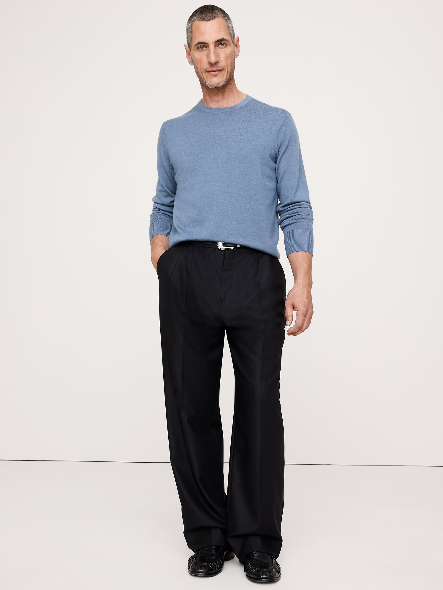 MERINO CREW-NECK SWEATER