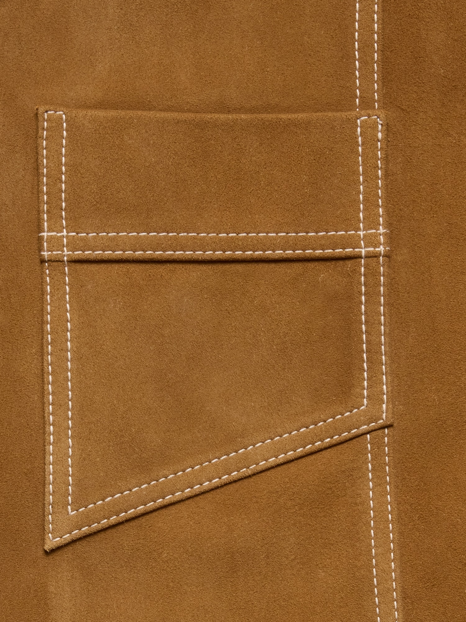 Image number 7 showing, OVERSIZED SHORT SUEDE JACKET