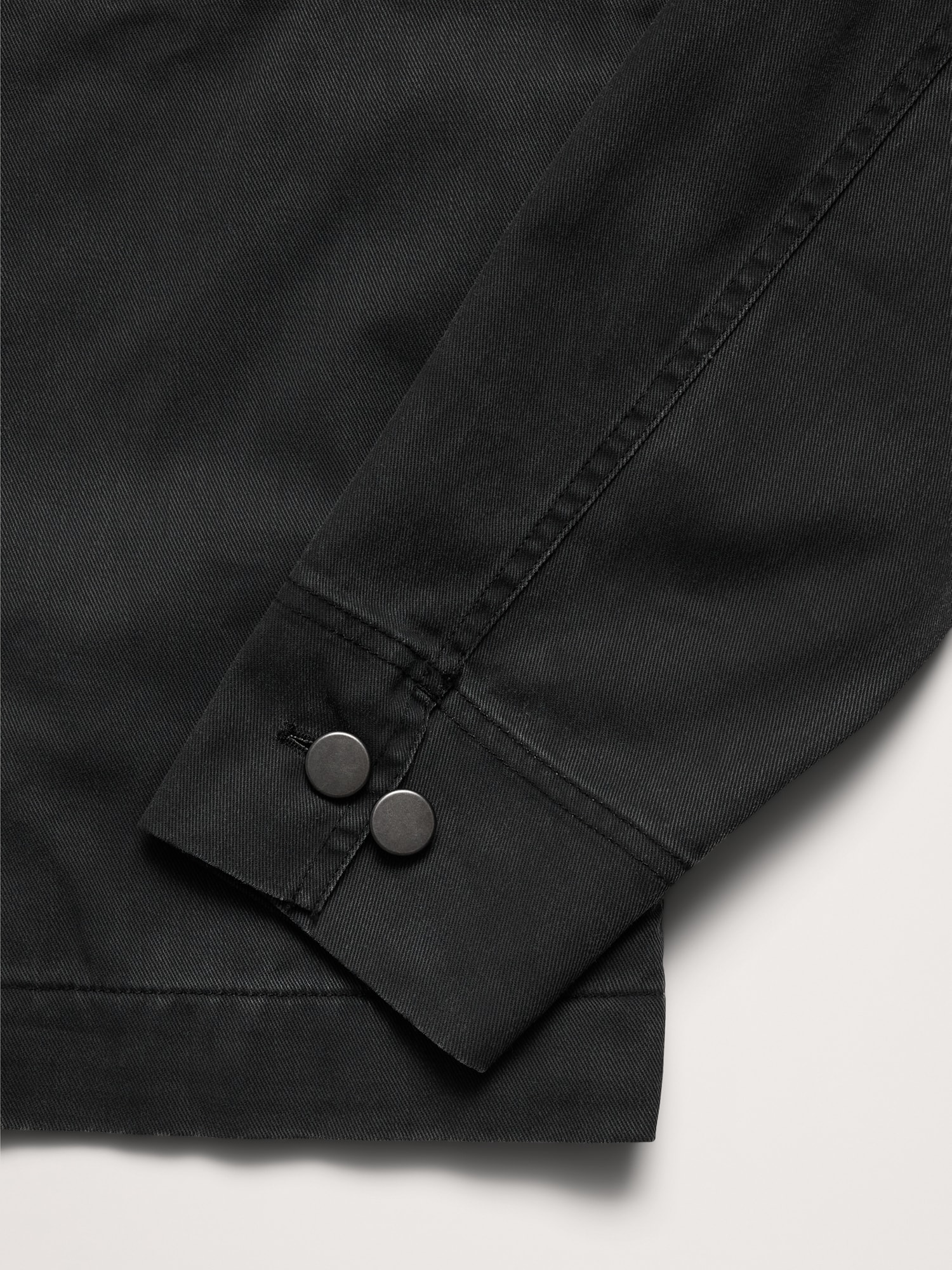 Coated Cotton Twill Overshirt