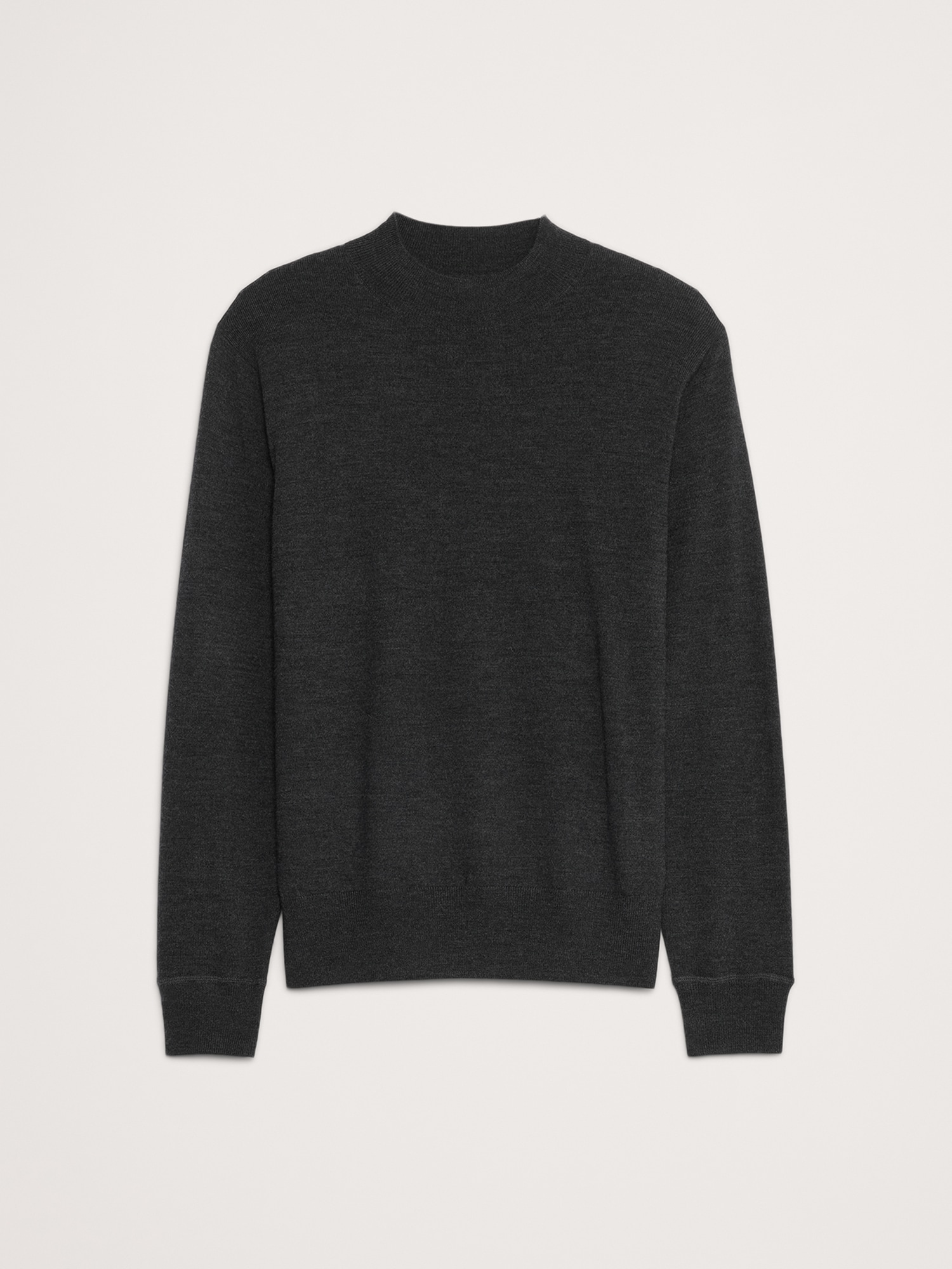 Image number 4 showing, Merino Mock-Neck Sweater