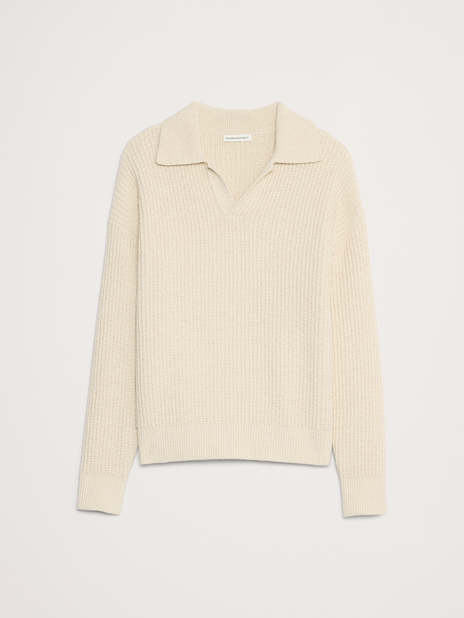 Image number 4 showing, Chunky Cotton-Blend Sweater Polo