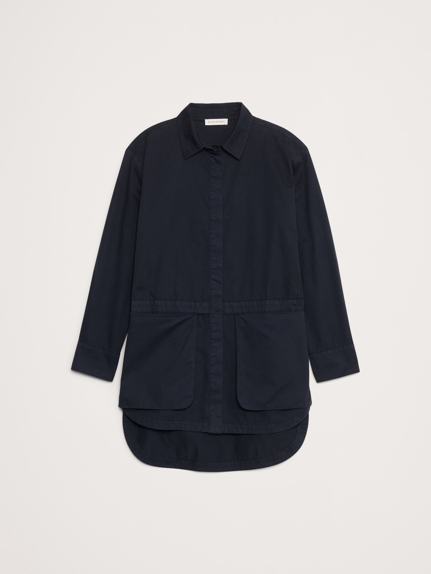 Image number 5 showing, COTTON TWILL UTILITY TUNIC
