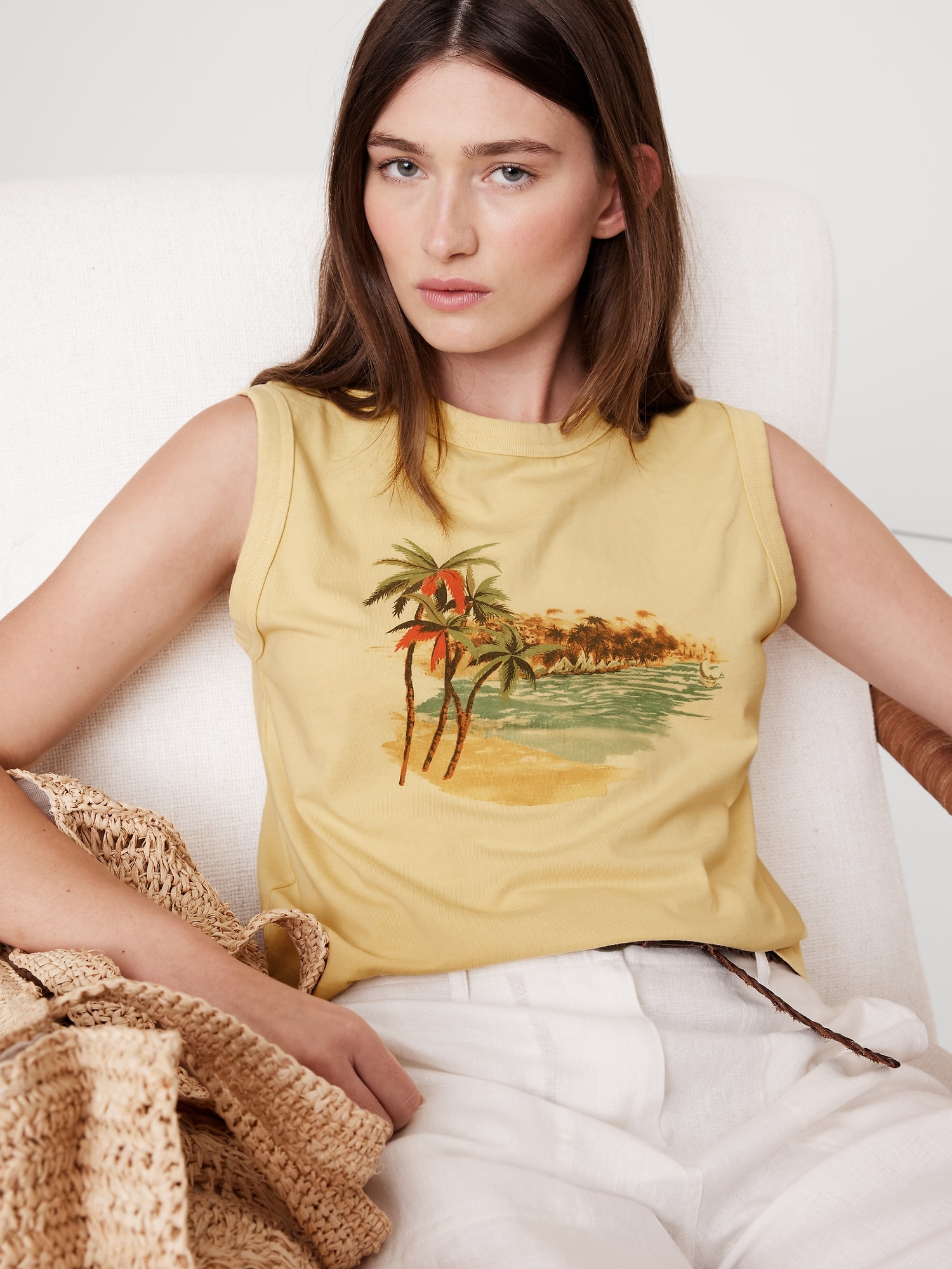 Vintage Cotton Muscle Tank
