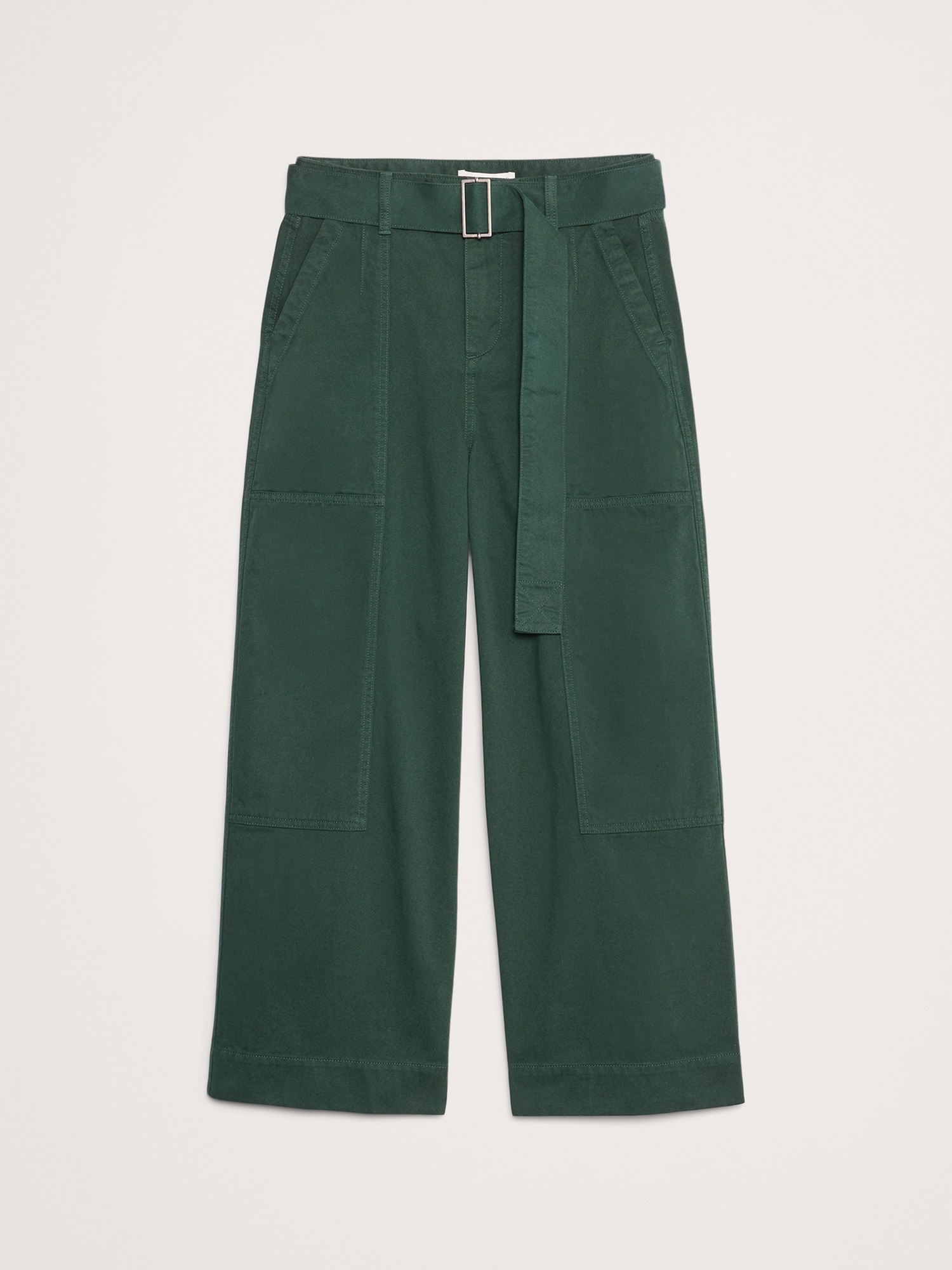 Image number 5 showing, High-Rise Wide-Leg Utility Crop Pant