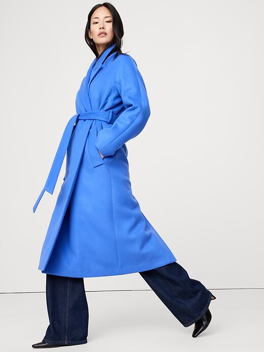 Italian Wool-Cashmere Wrap Coat | Banana Republic