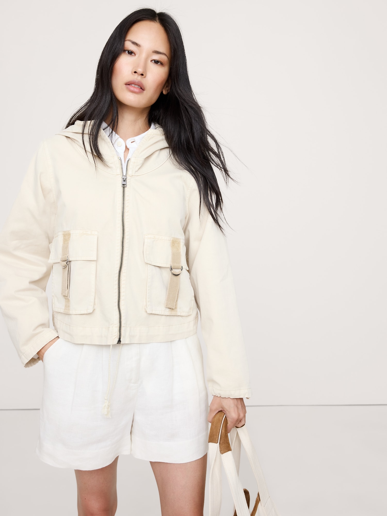 Image number 3 showing, HOODED UTILITY JACKET
