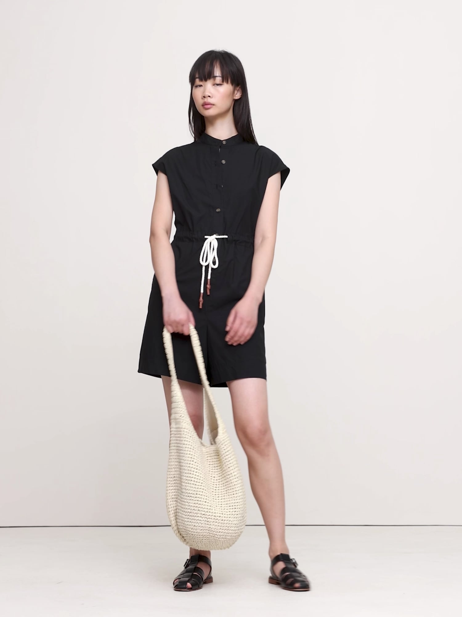 Image number 2 showing, Cotton Poplin Romper