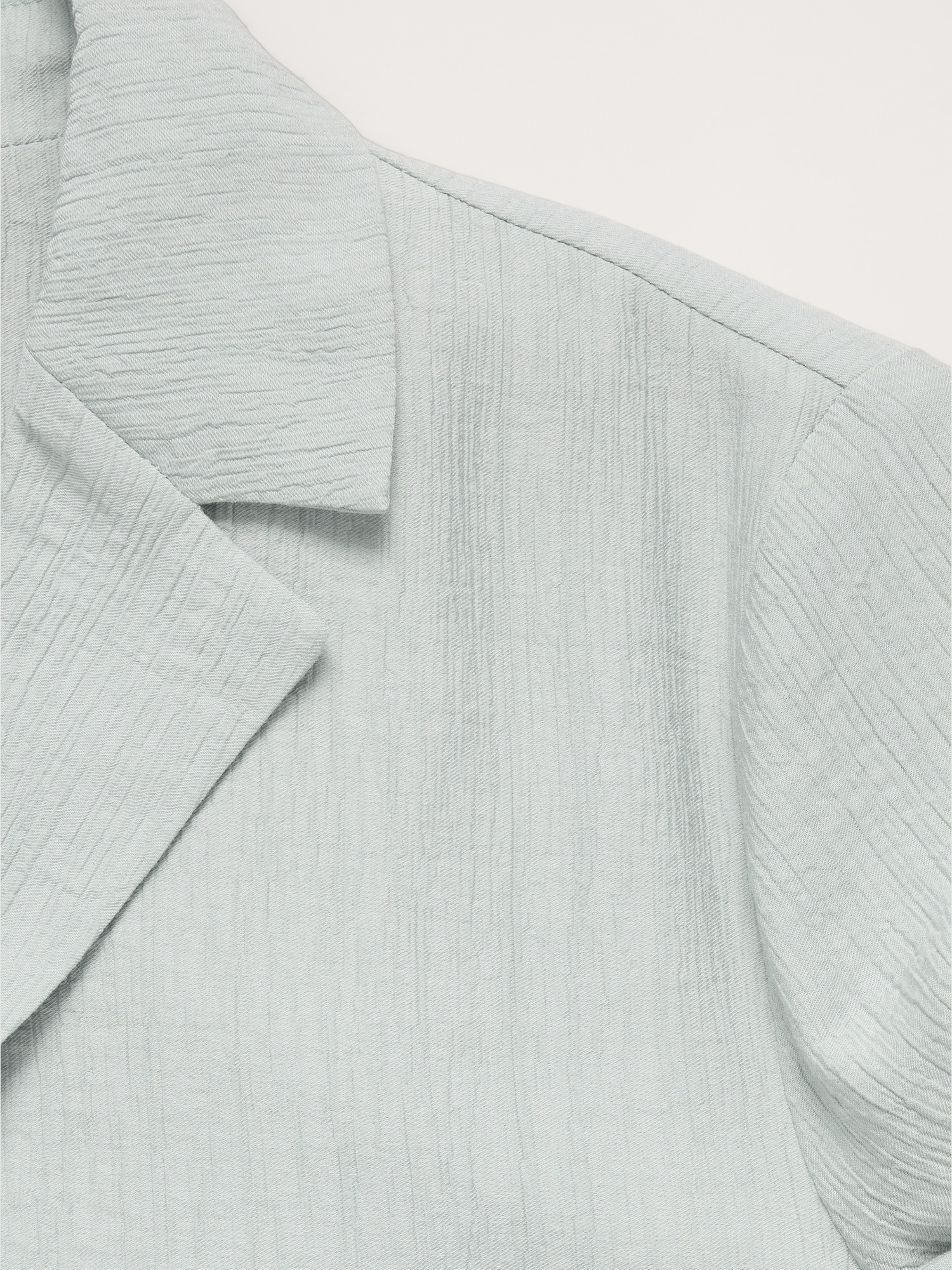 Crinkle Tie-Front Cropped Blazer