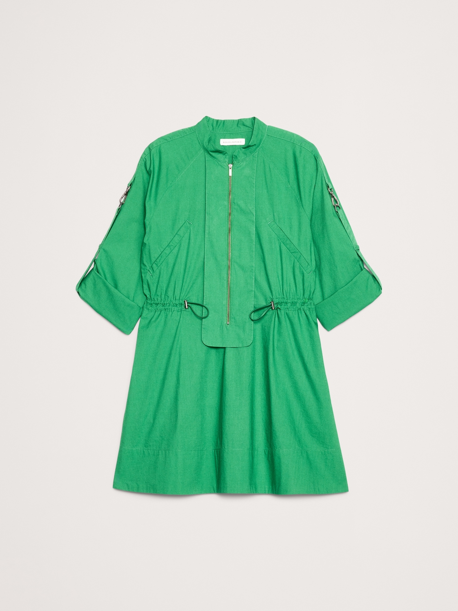 Image number 7 showing, COTTON TWILL UTILITY MINI DRESS