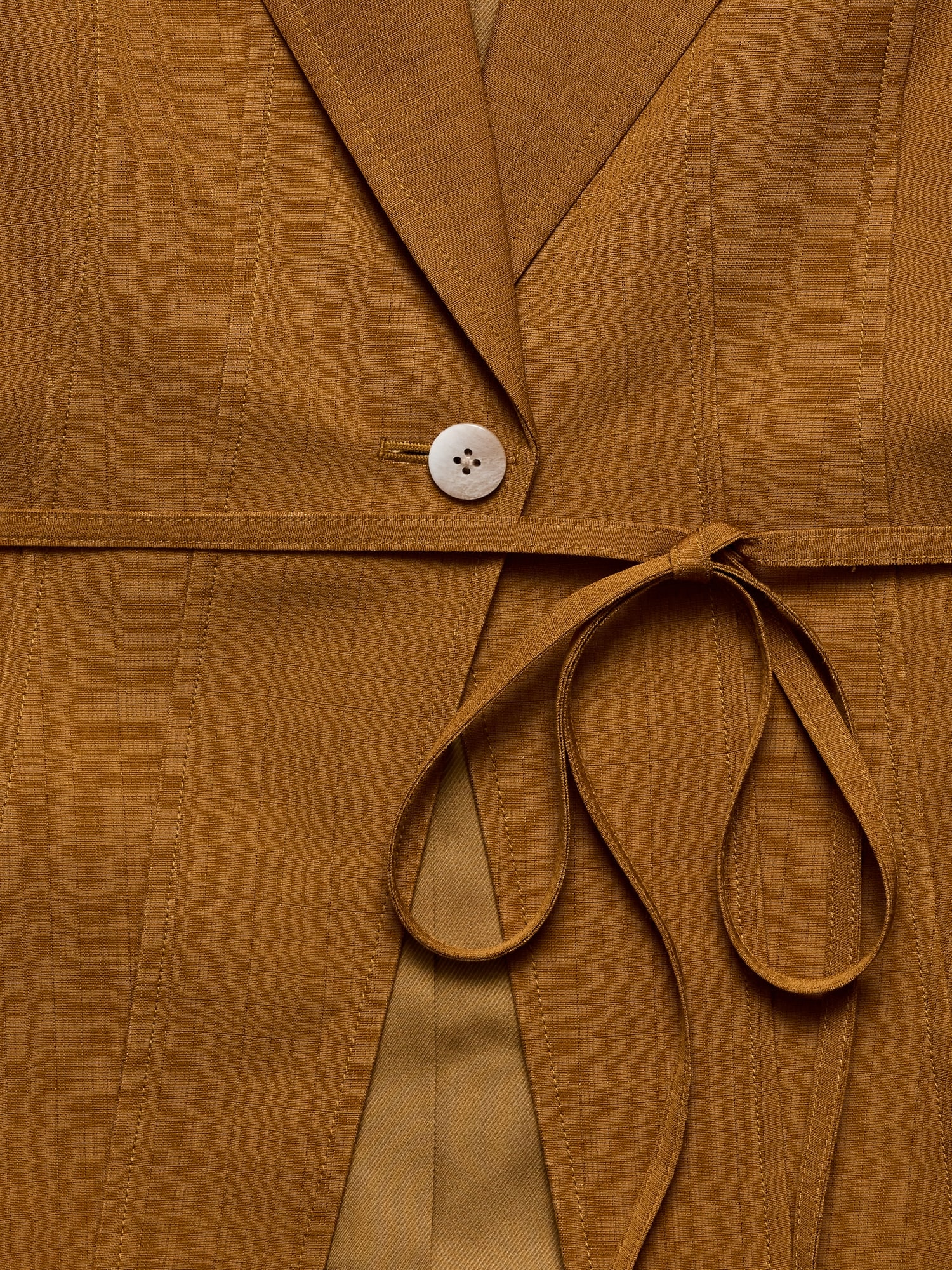 Image number 7 showing, Seamed Belted Blazer
