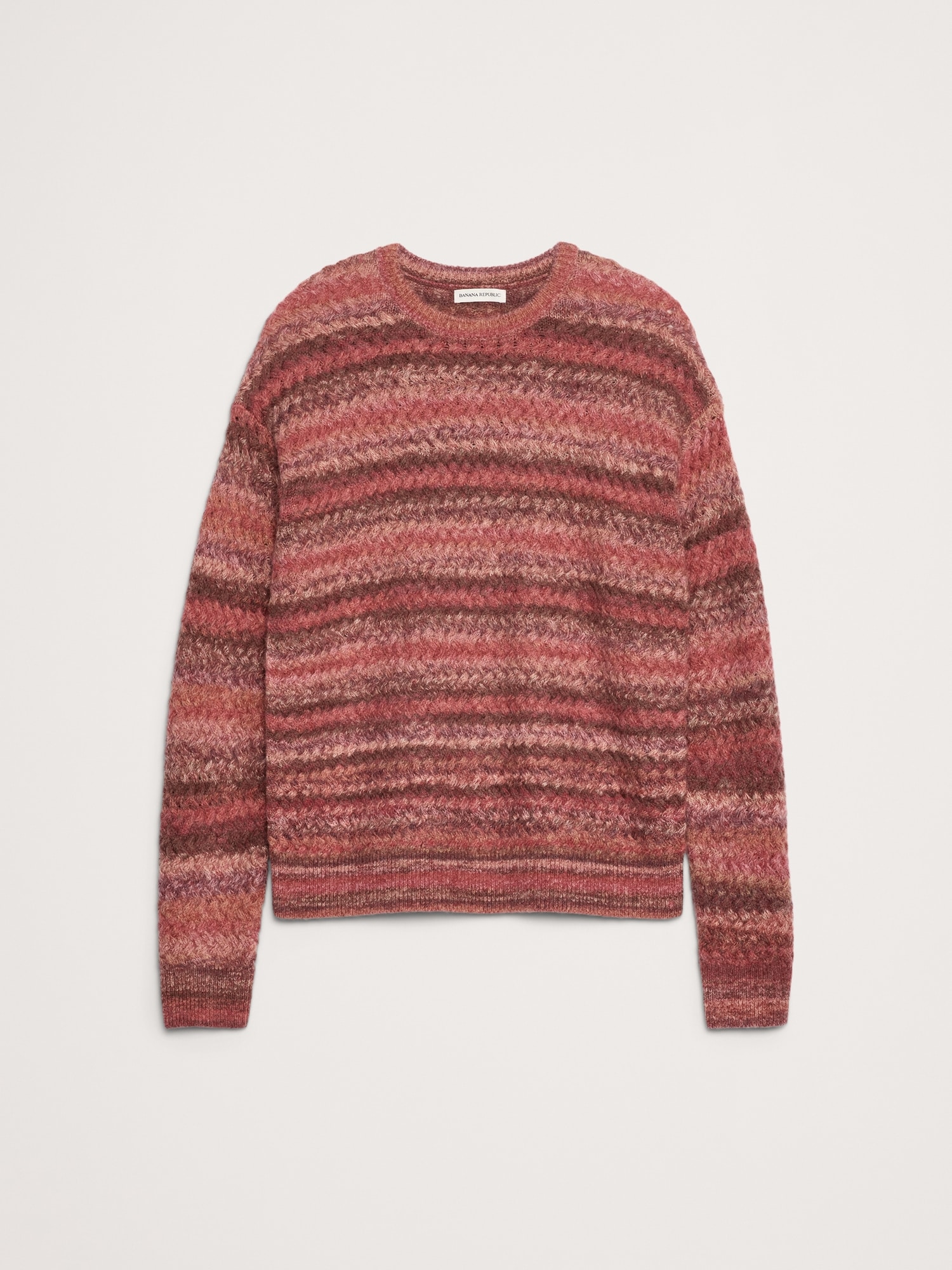Image number 4 showing, Space-Dye Crew-Neck Sweater